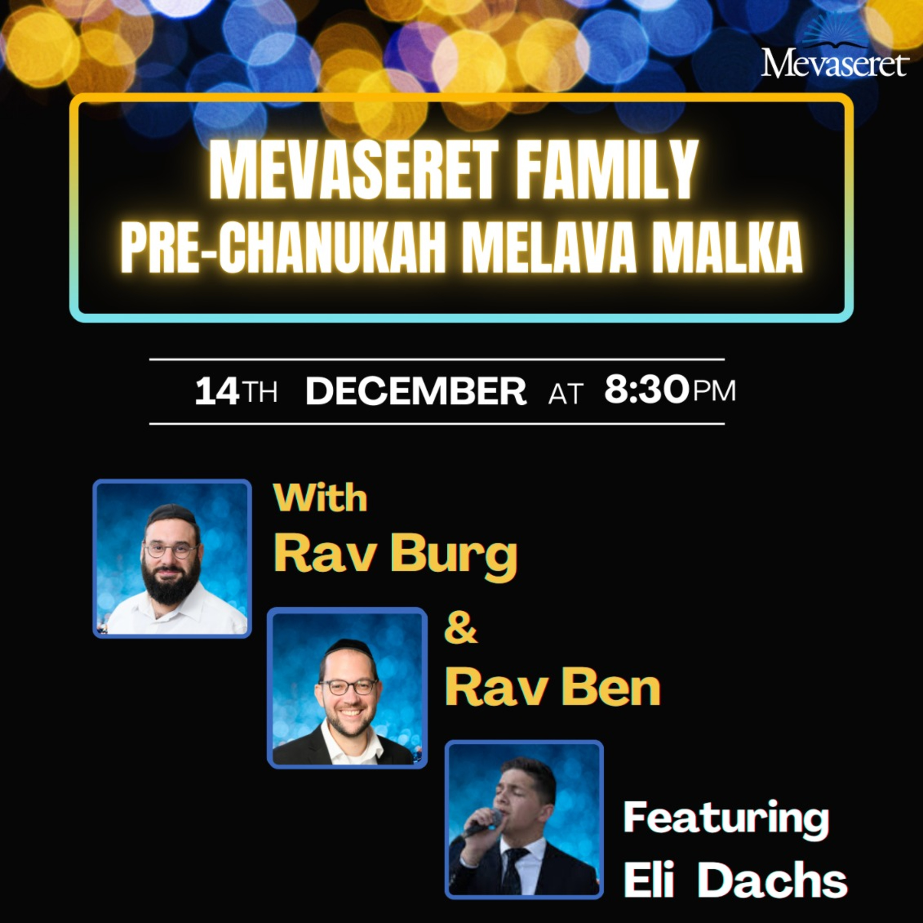 Rav Burg @ Pre Channukah Melave Malka episode artwork