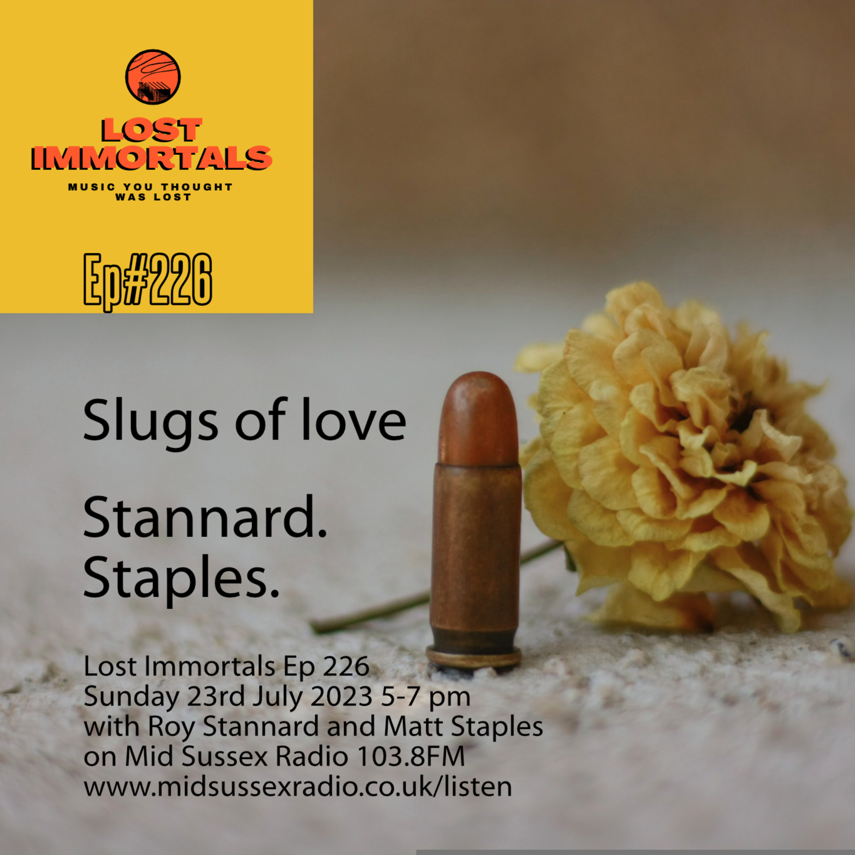 Lost Immortals and Radio Hieroglyphics with Roy Stannard and Matt Staples