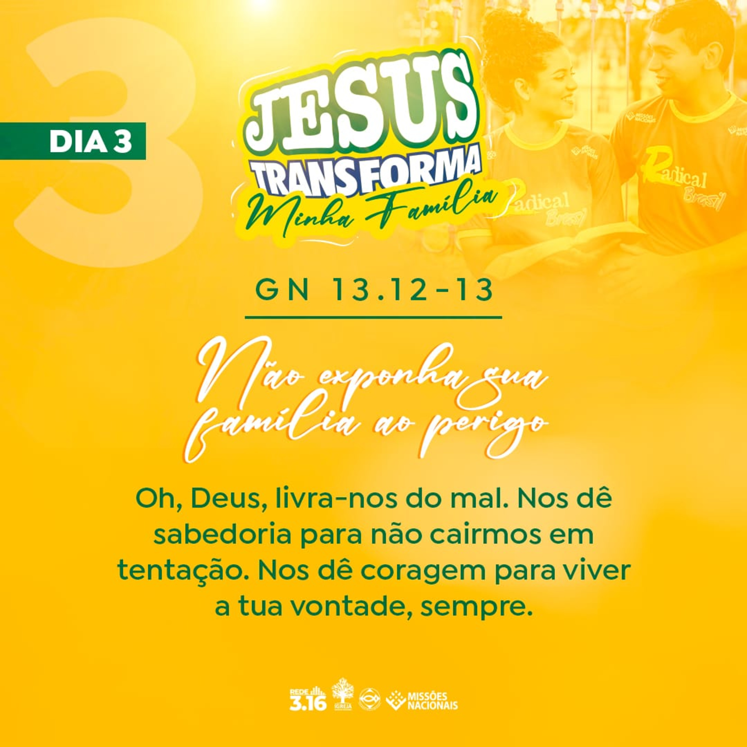 JESUS TRANSFORMA MINHA FAMÍLIA |Dia 3 - Não exponha sua família ao perigo | 31 Dias de Oração pela Família episode artwork