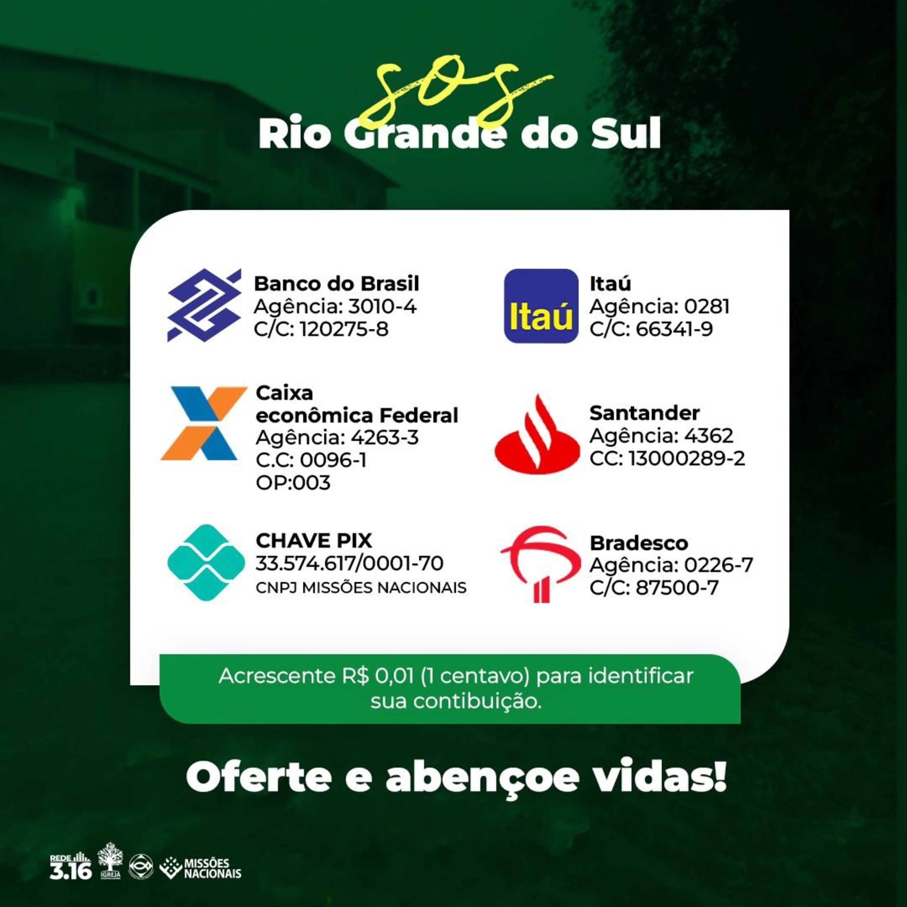 SOS Rio Grande do Sul - Seja um voluntário no Rio Grande do Sul e abençoe vidas!  episode artwork