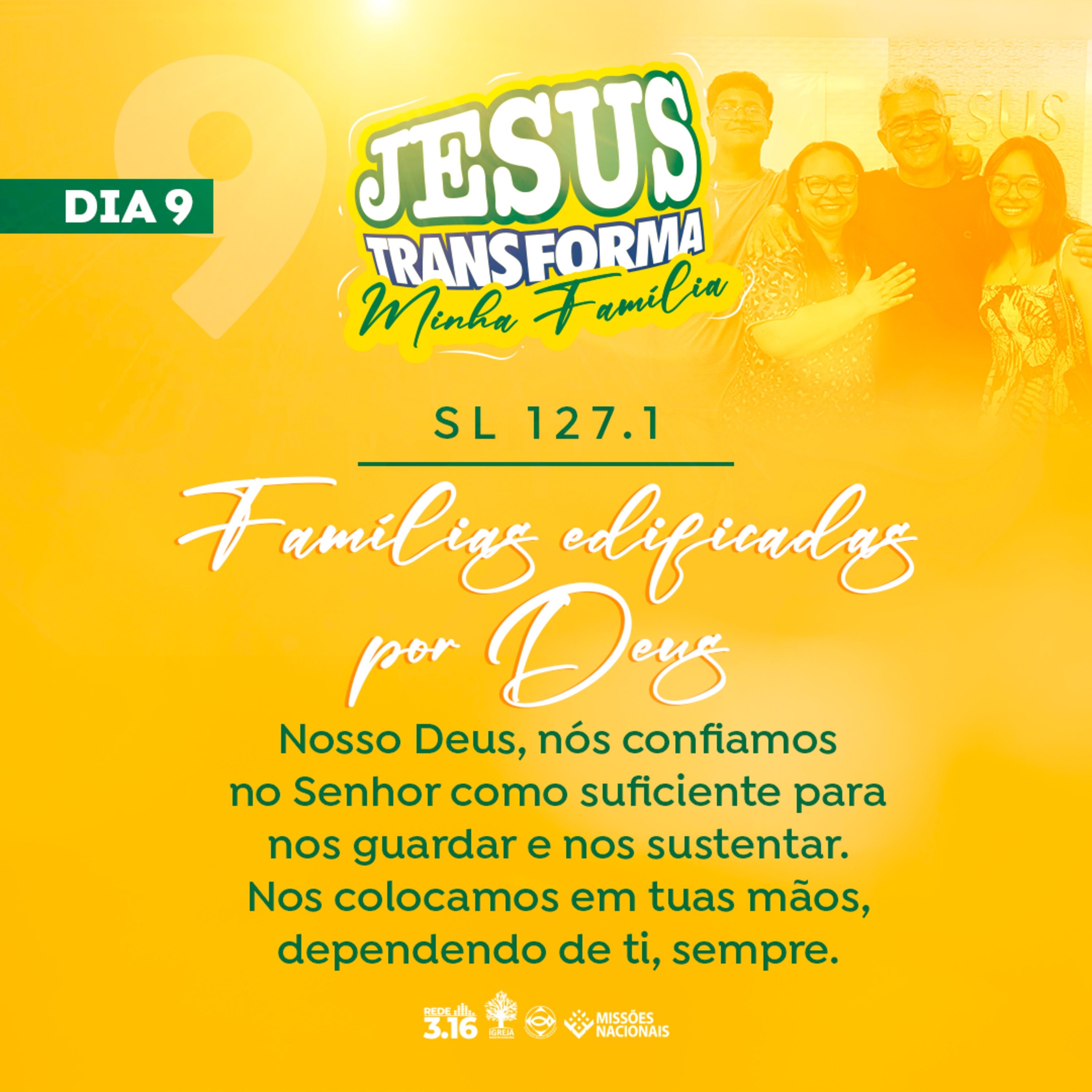 JESUS TRANSFORMA MINHA FAMÍLIA | Dia 9 - Familias Edificadas por Deus | 31 Dias de Oração pela Família episode artwork