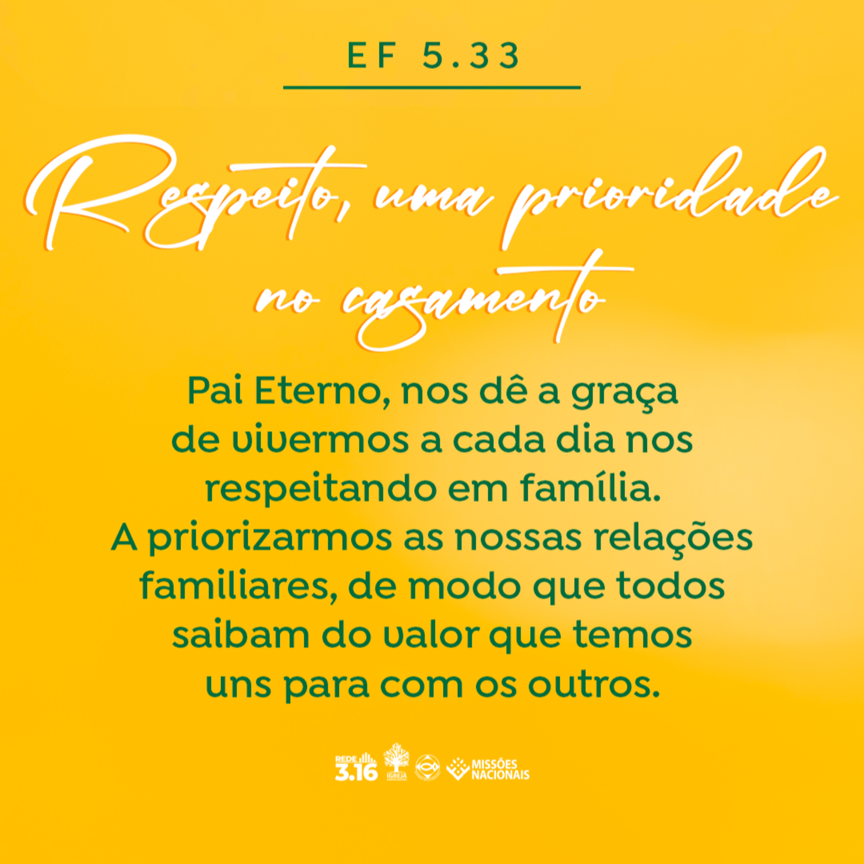 JESUS TRANSFORMA MINHA FAMÍLIA | Dia 17 - Respeito uma prioridade no casamento | 31 Dias de Oração pela Família episode artwork