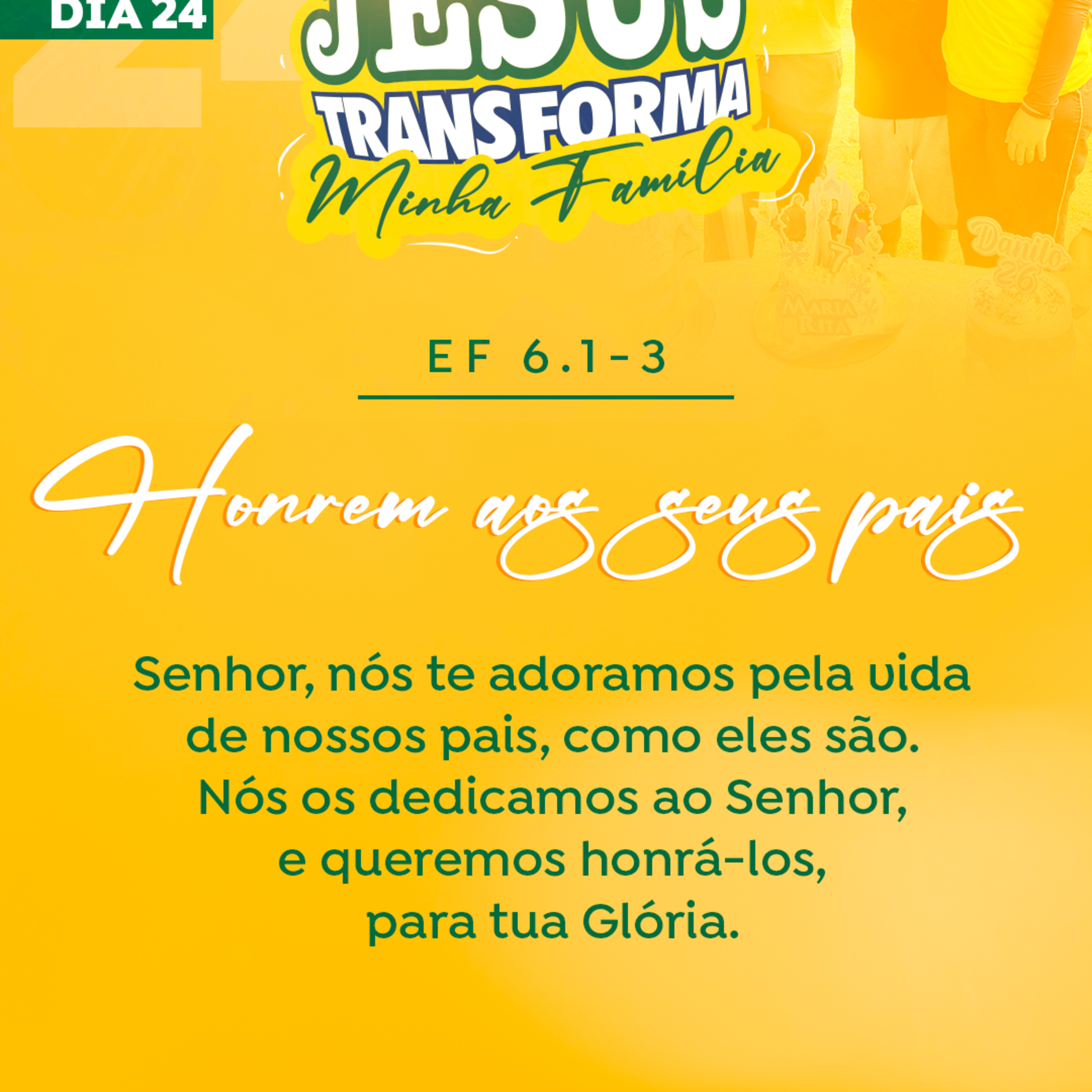 JESUS TRANSFORMA MINHA FAMÍLIA | Dia 24 - Honrem aos seus pais | 31 Dias de Oração pela Família episode artwork