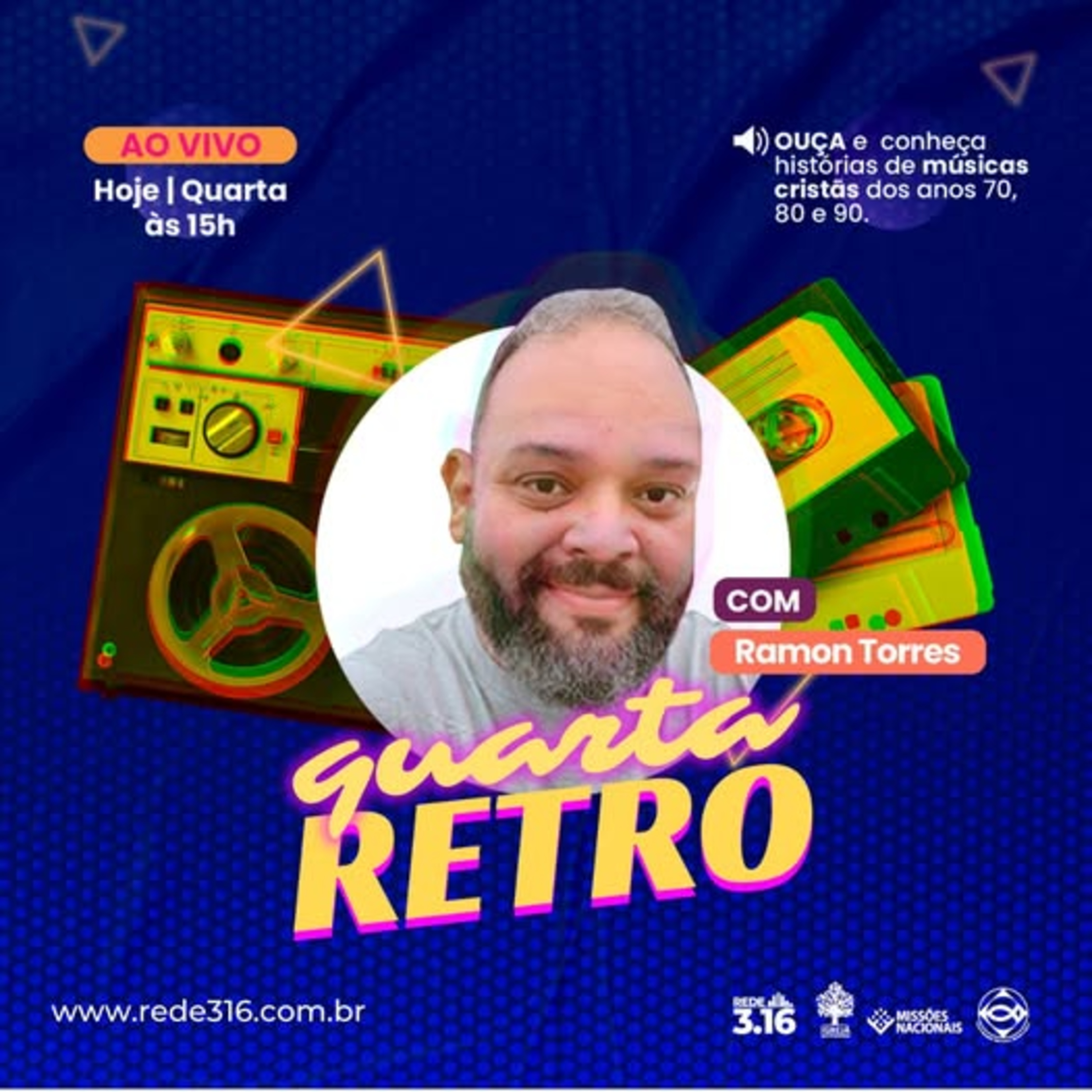 Quarta Retrô Rede 3.16 na Rádio Comunitária Paz no Vale FM 87.5 Ilhota, SC episode artwork