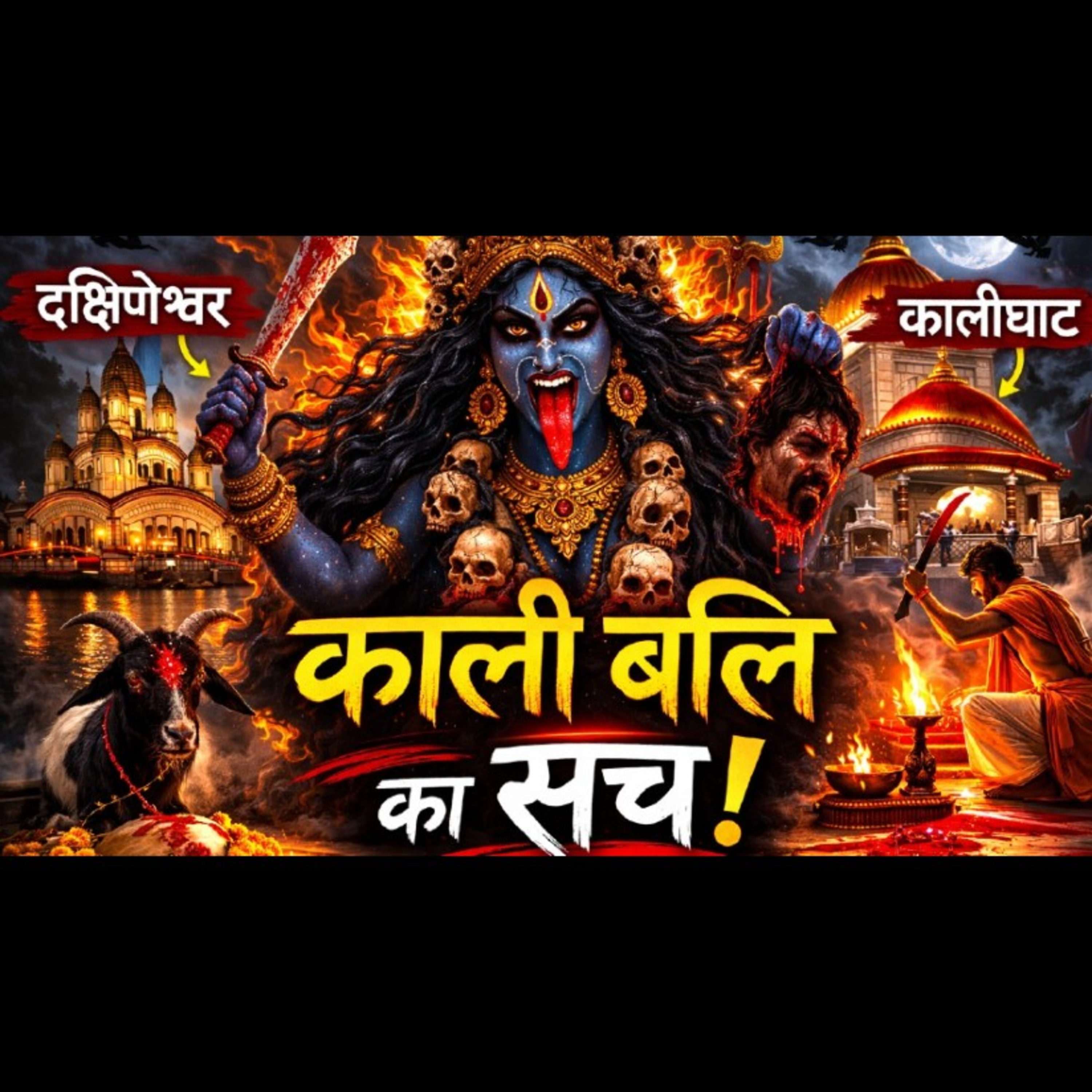 माँ काली को बलि क्यों चढ़ाई जाती है? | कालीघाट और दक्षिणेश्वर का रहस्य | Maa Kali Bali Rahasya episode artwork