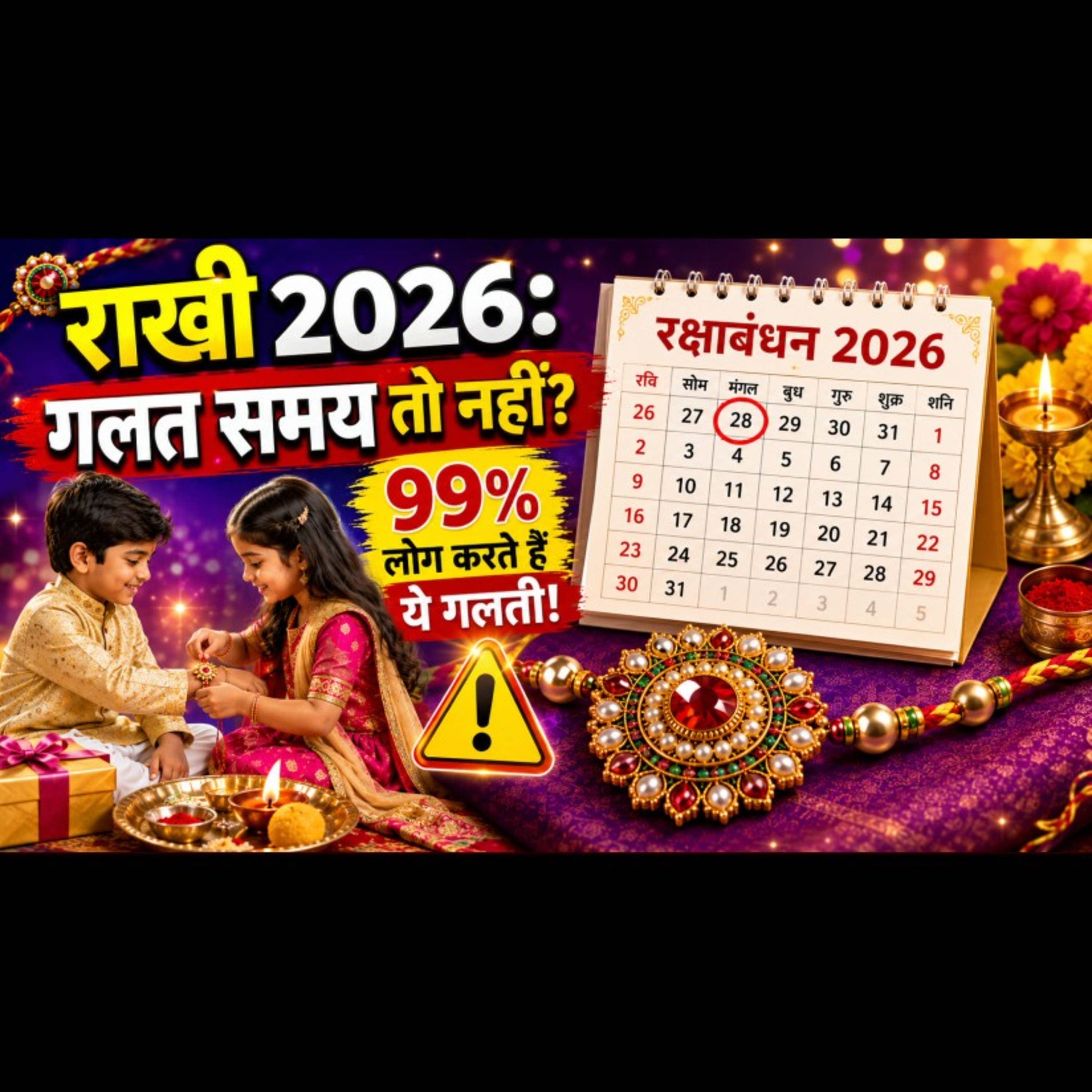 Raksha Bandhan 2026 | राखी का सही समय? 99% लोग करते हैं ये गलती! | शुभ मुहूर्त, भद्रा काल episode artwork