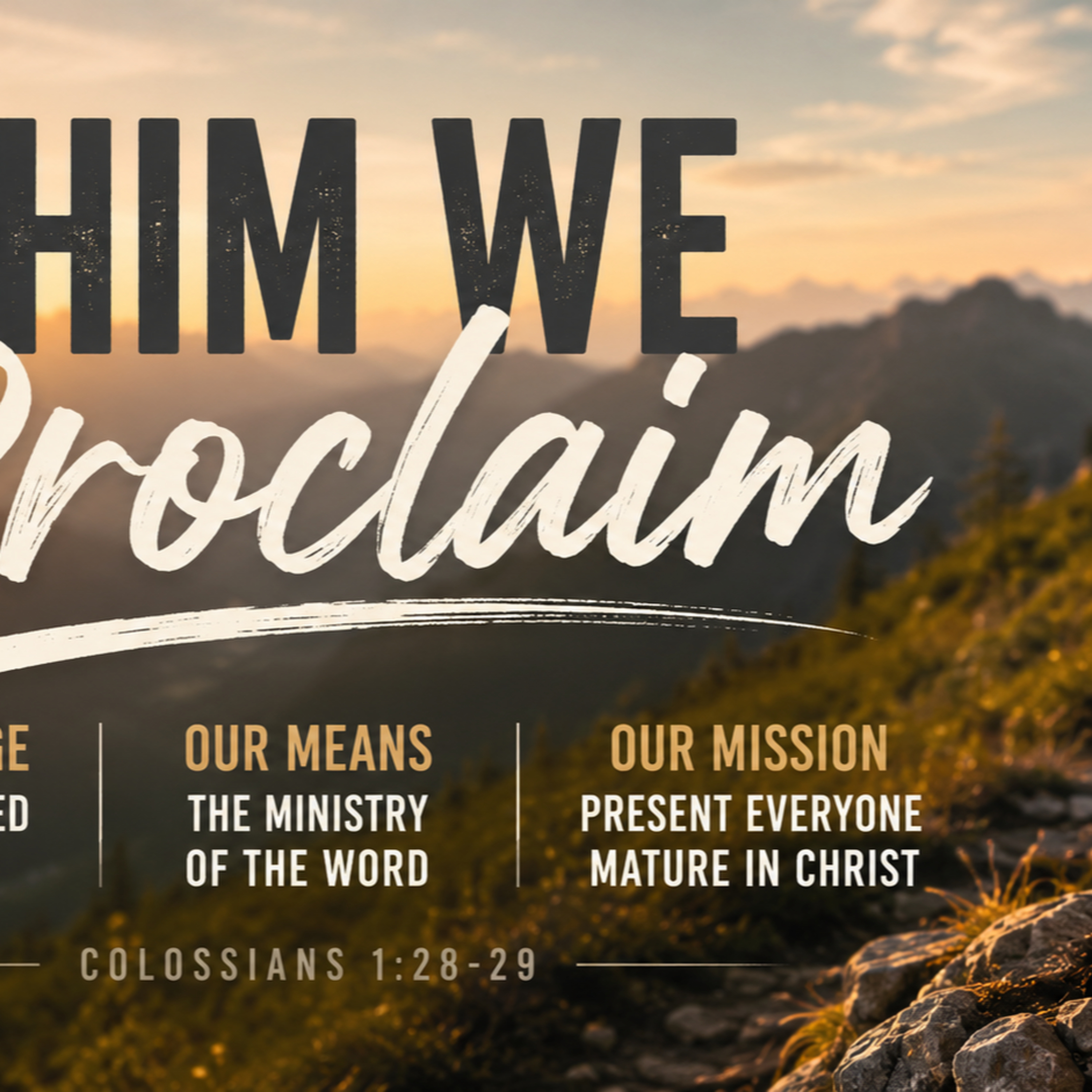 Him we Proclaim episode artwork