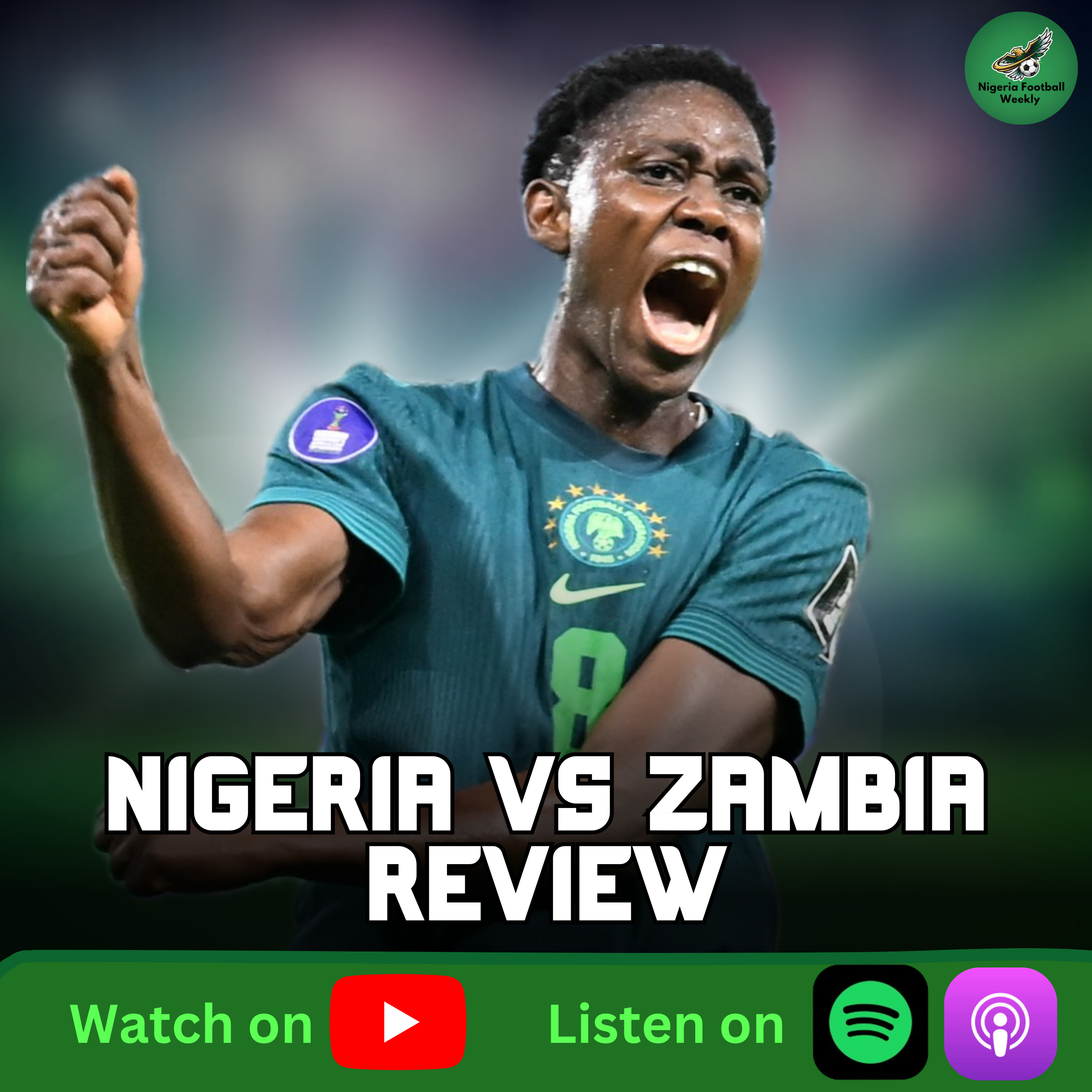 Super Falcons Bounce Back From Malawi Defeat | Nigeria vs Zambia Match Reaction episode artwork