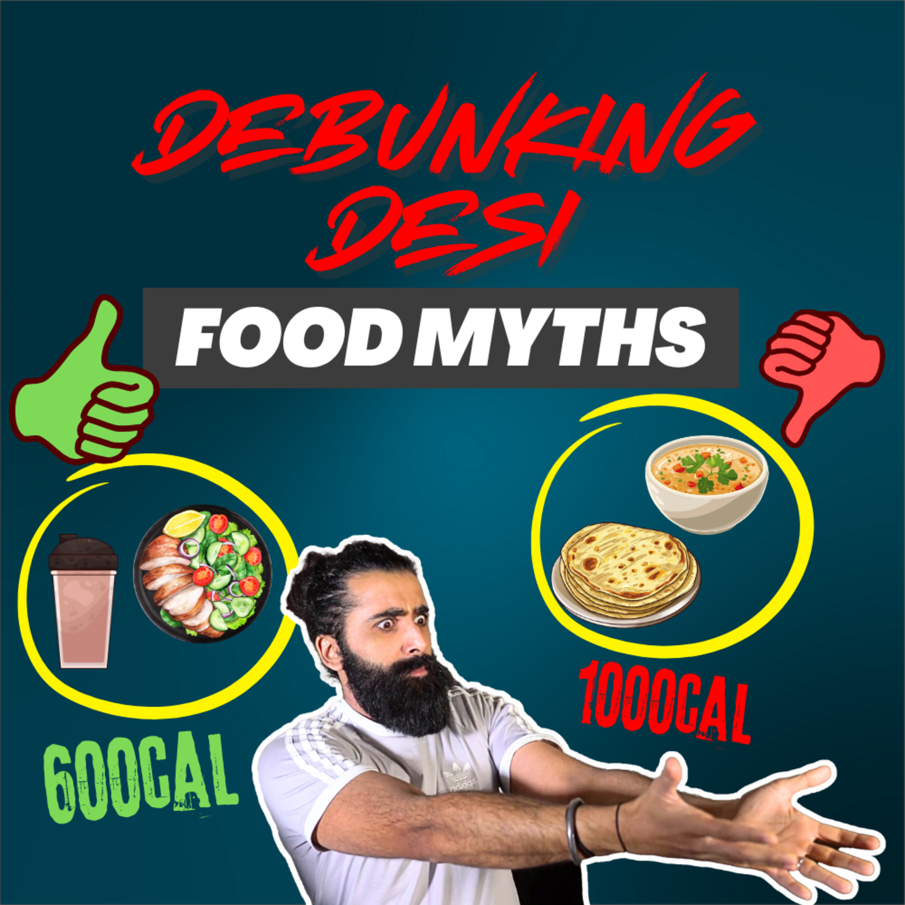 Debunking Desi Food Myths & The Bad Behaviour Of Online PTs W/ RV Fitness | #219