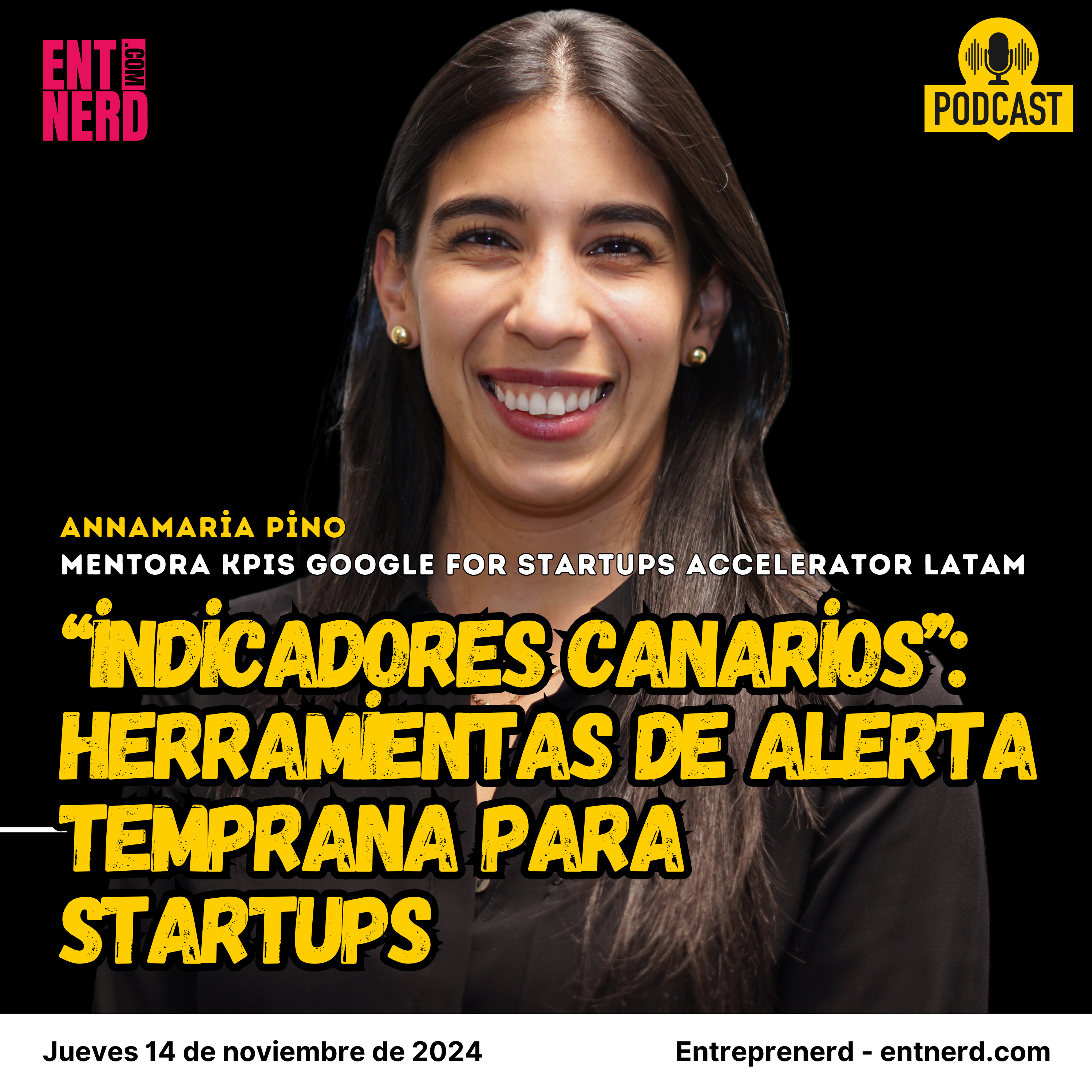 Annamaria Pino & Indicadores Canarios: claves para liderazgo proactivo y sin ansiedad en startups episode artwork