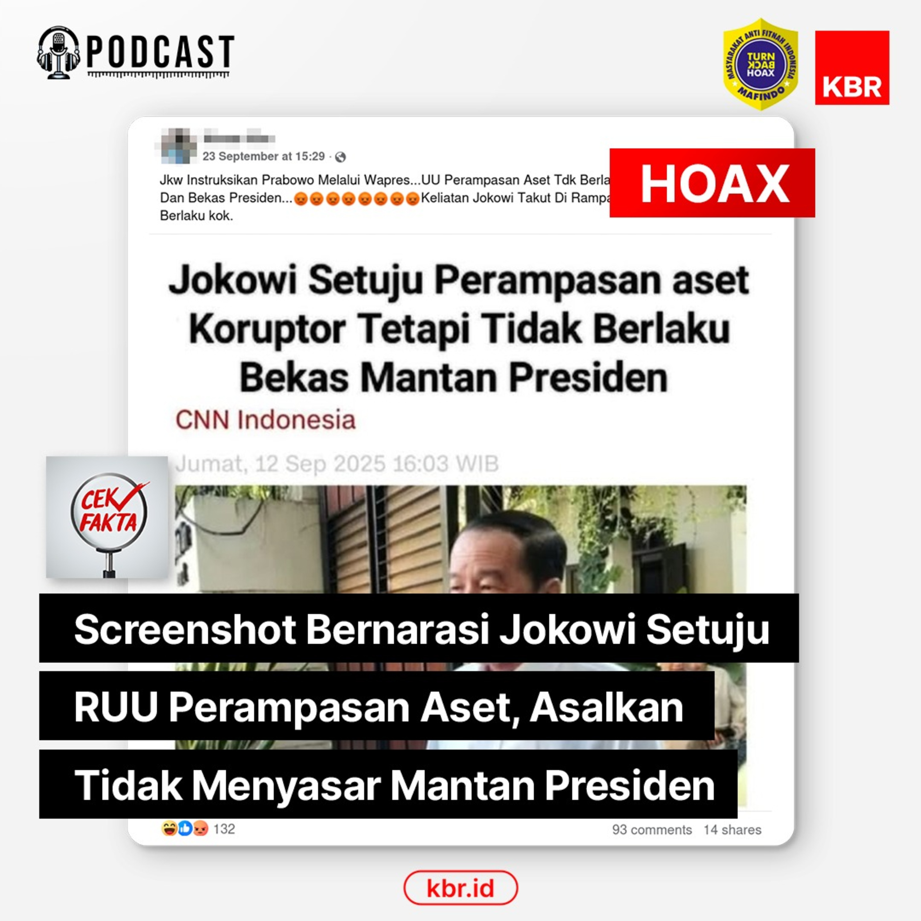 Screenshot Bernarasi Jokowi Setuju RUU Perampasan Aset, Asalkan Tidak Menyasar Mantan Presiden? episode artwork