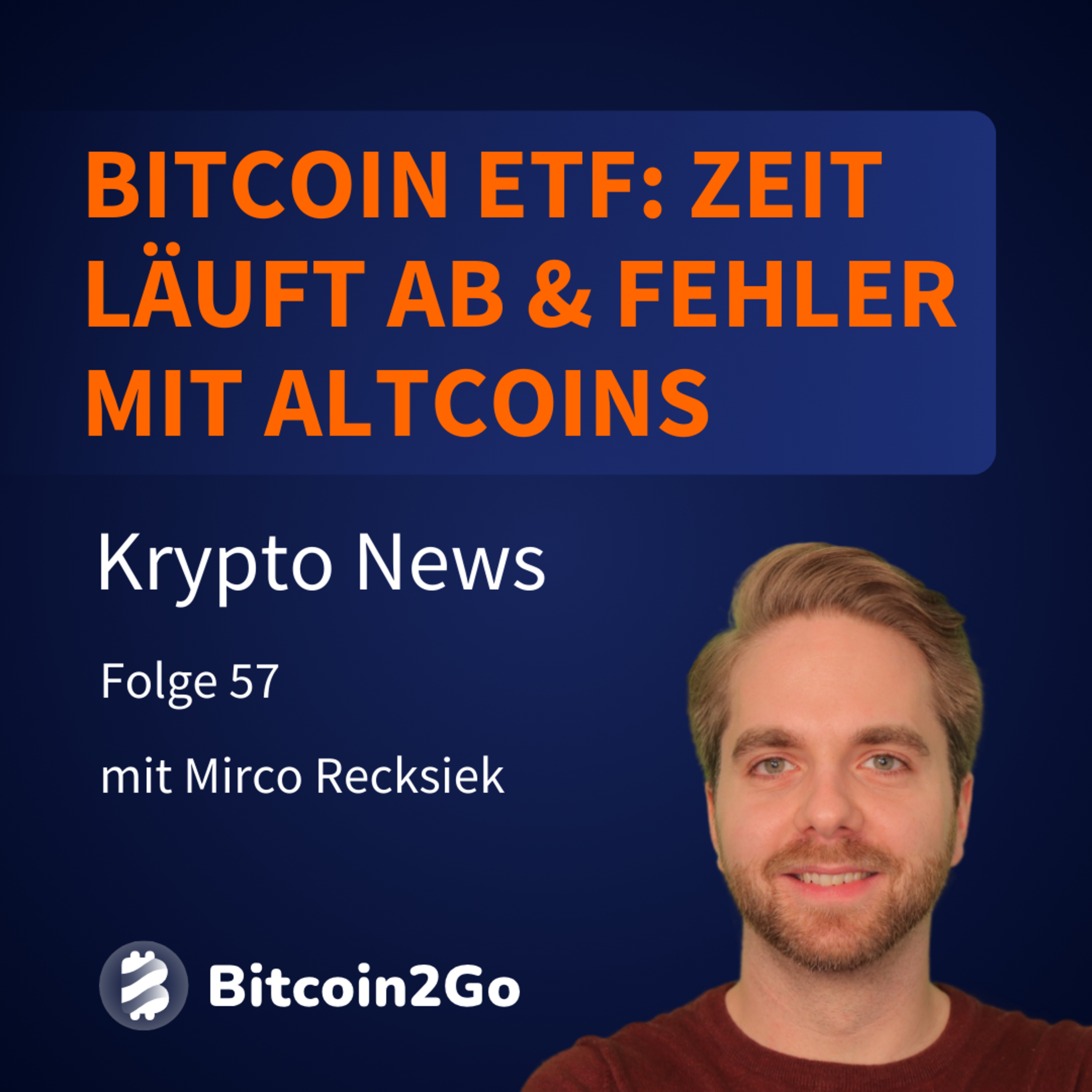 BITCOIN: $32k vs. $40k? Zeit für BTC ETF läuft ab! + Typische Altcoin Fehler! | KryptoNewws episode artwork