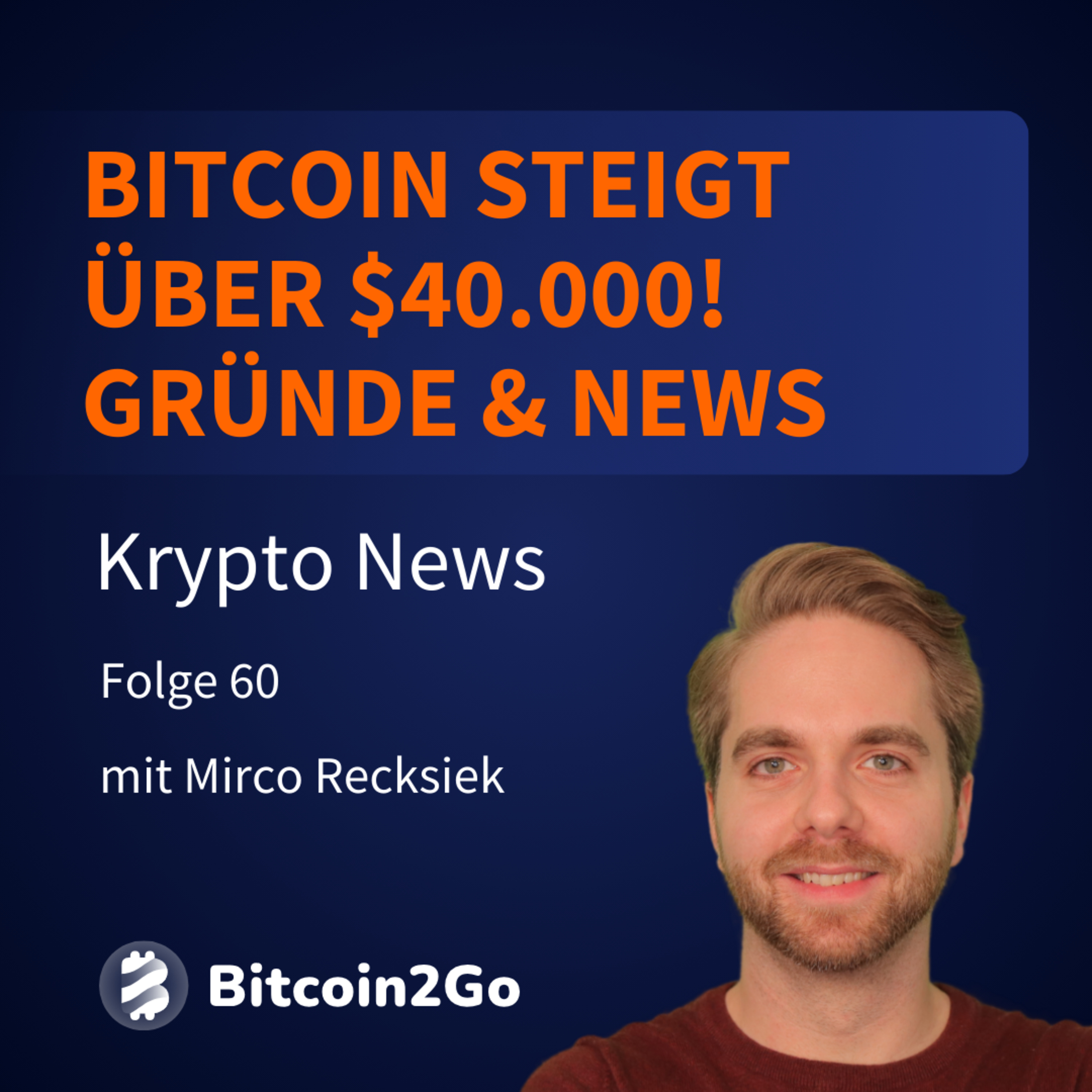BITCOIN AUSBRUCH: 40.000$ gekackt und Insider-Käufe von Whales?| KryptoNews episode artwork
