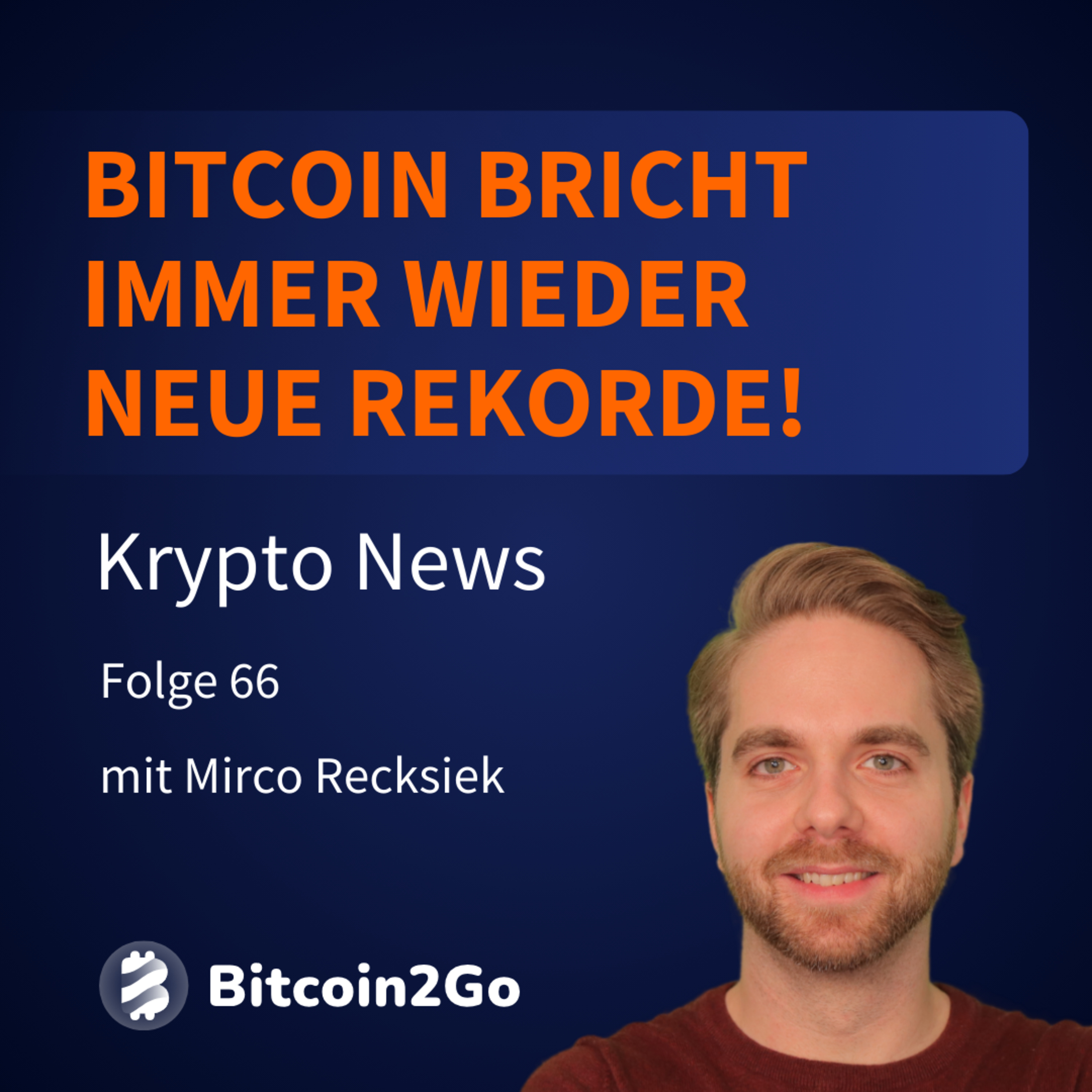 Bitcoin bricht Rekorde: +$1 Mrd. BTC-ETF Zuflüsse an nur 1 Tag | KryptoNews episode artwork