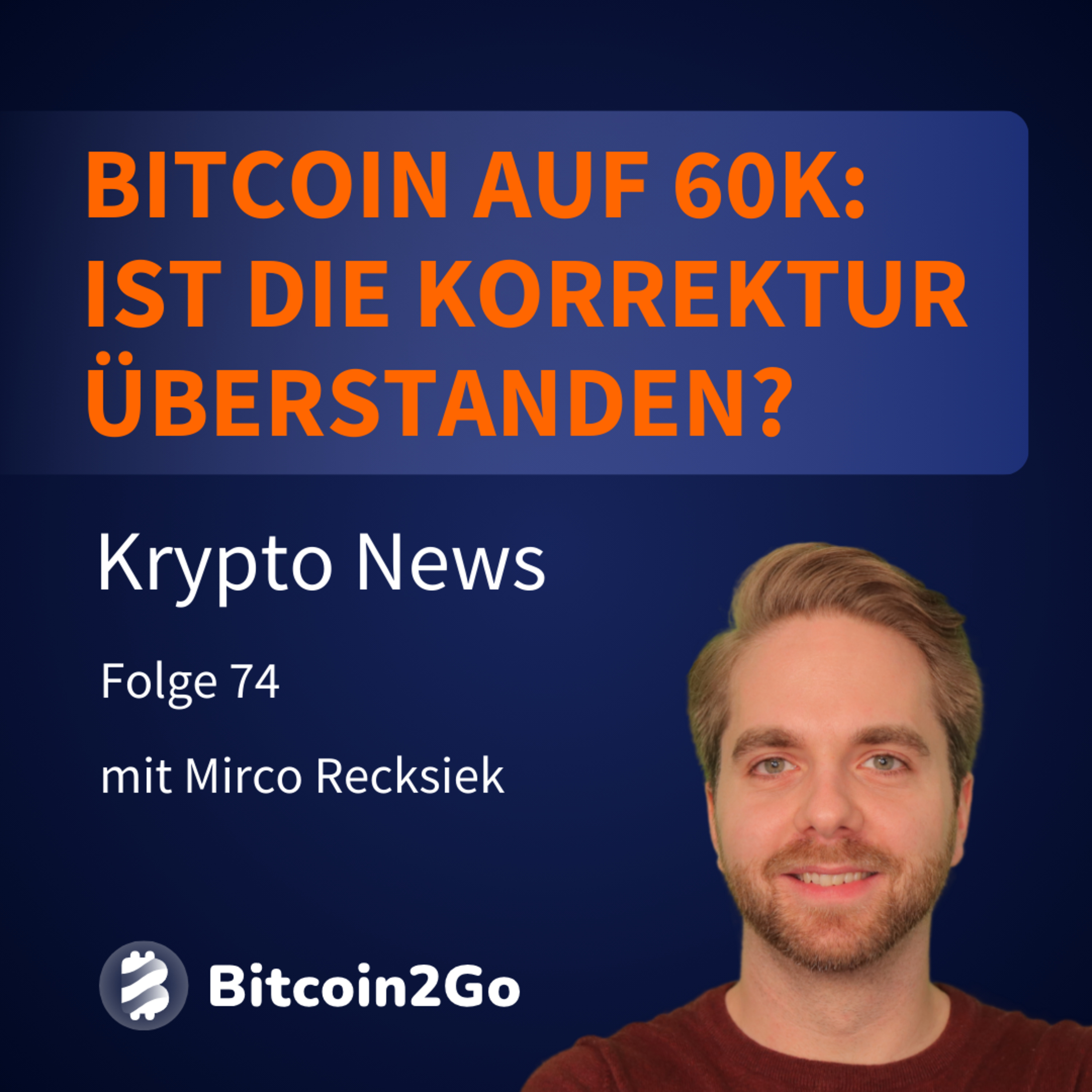 Bitcoin erobert $60K zurück! - Korrektur überstanden? Chance für Altcoins? | KryptoNews episode artwork