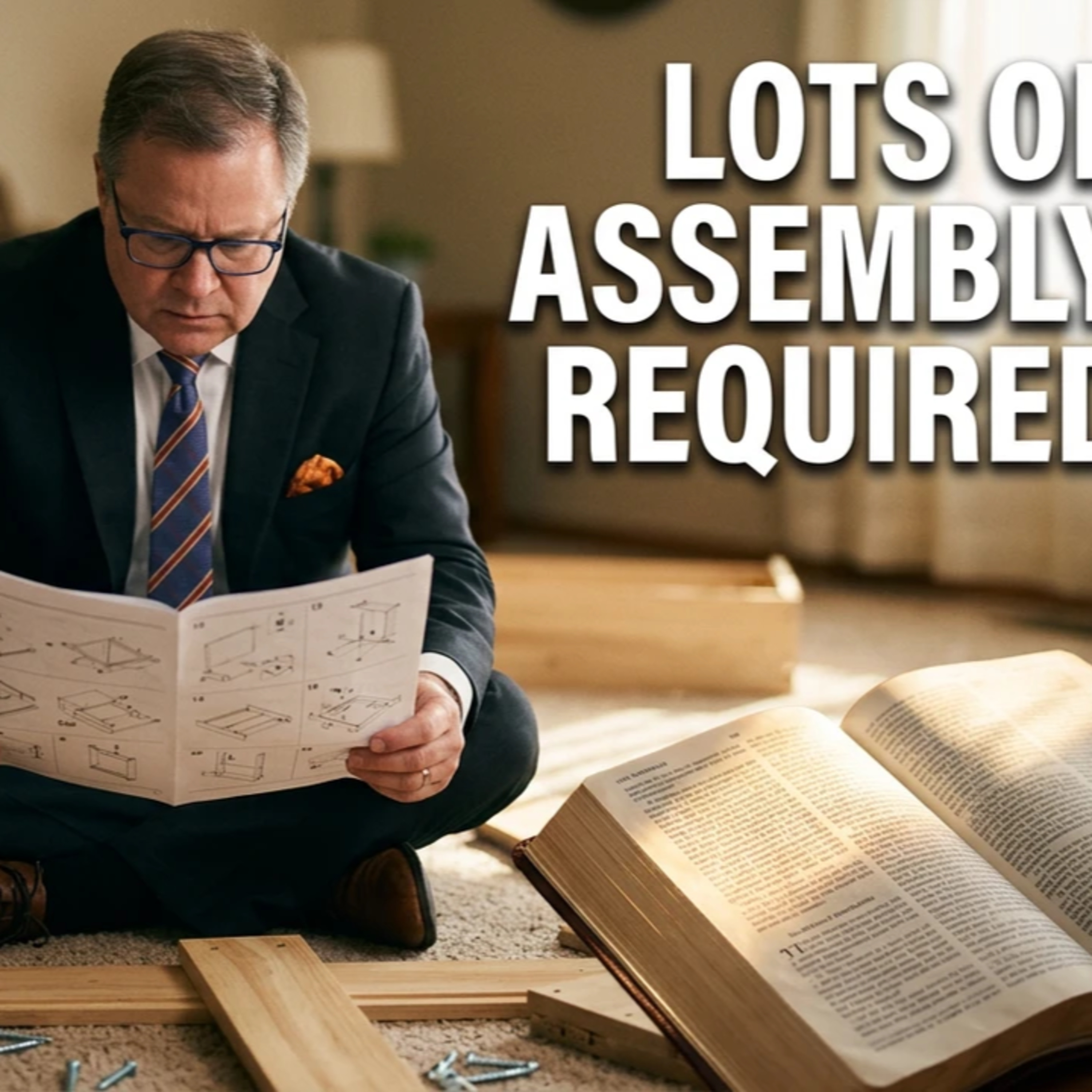 LOTS OF ASSEMBLY REQUIRED // Bryan Emerson episode artwork