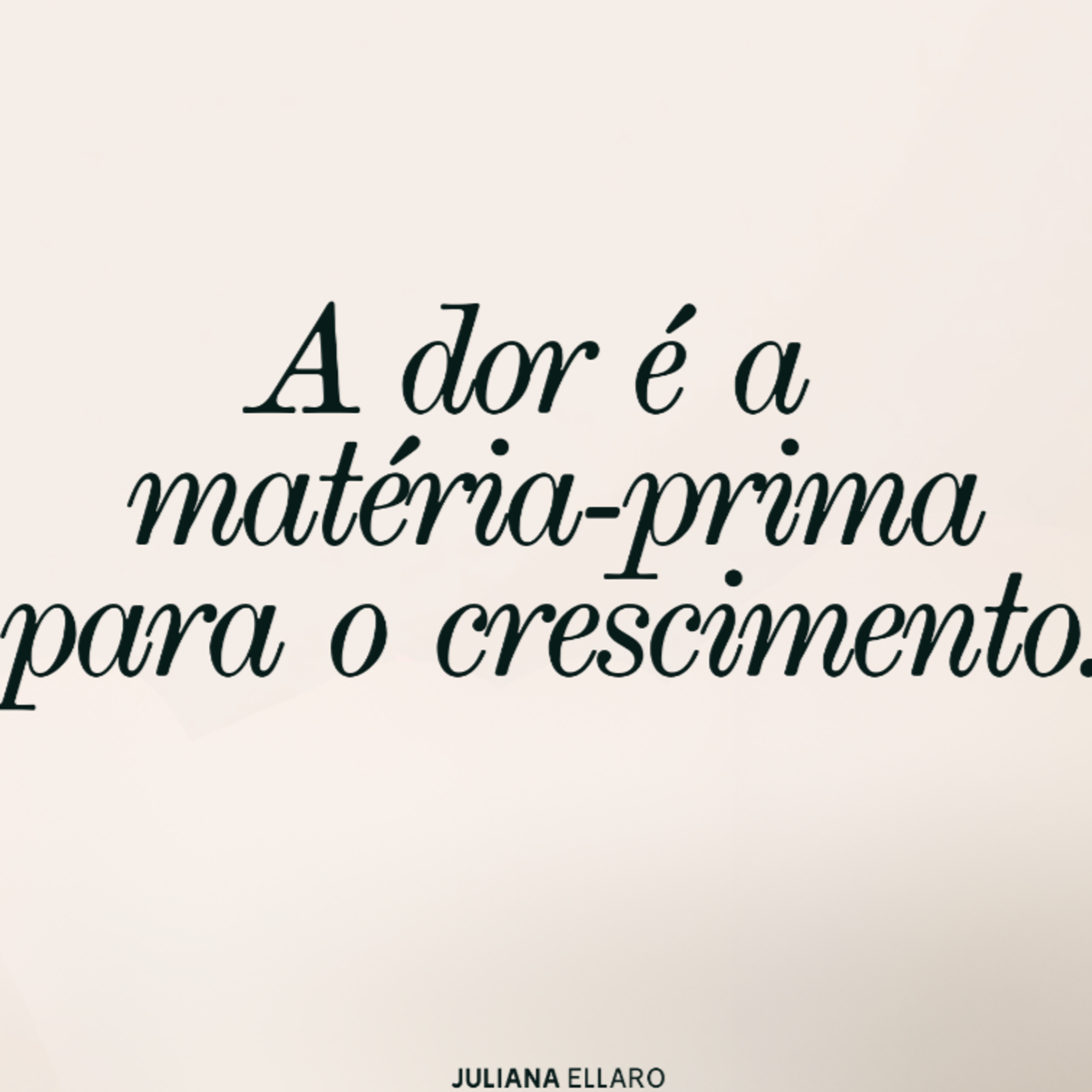 A dor é a matéria-prima para o crescimento. episode artwork