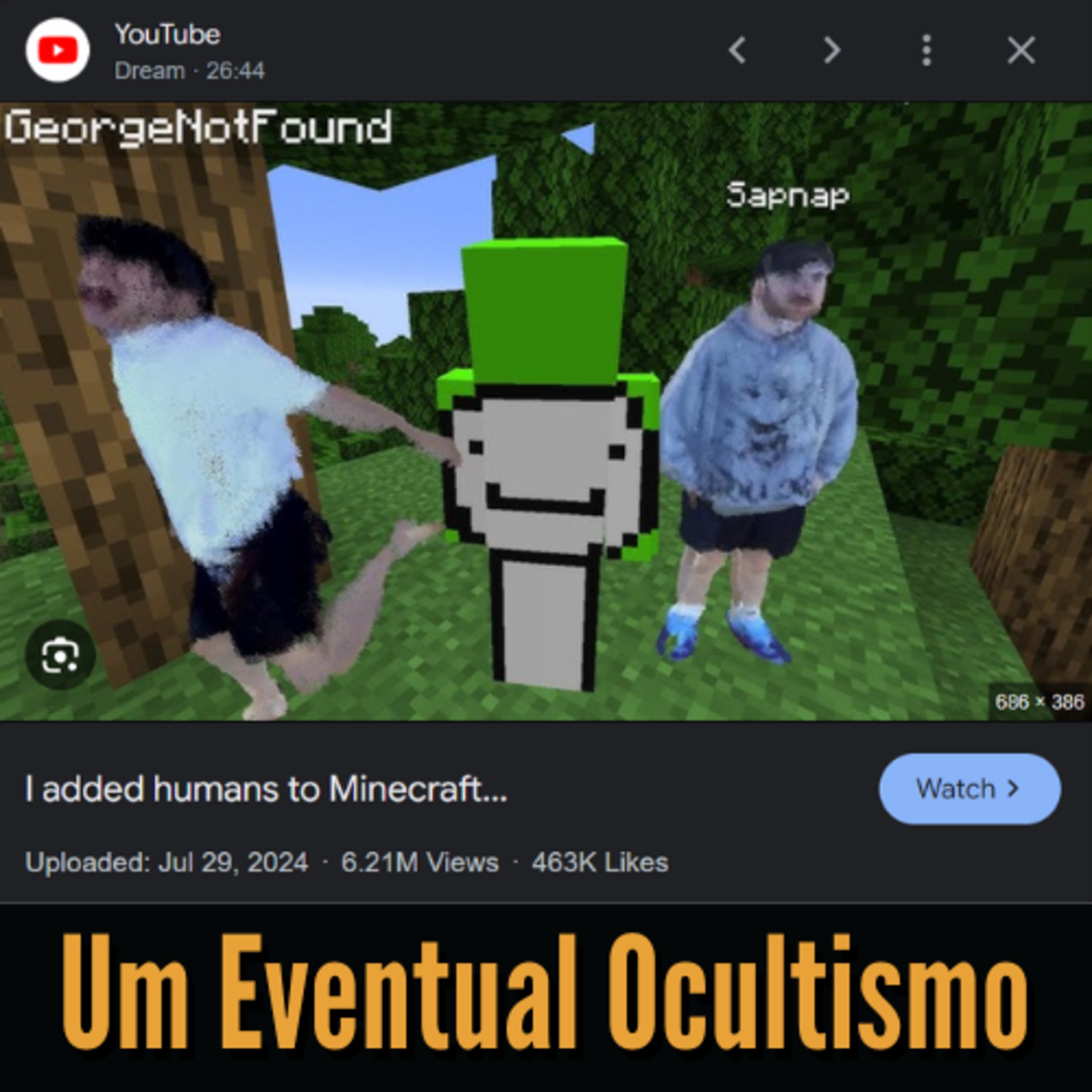 Um Eventual Ocultismo