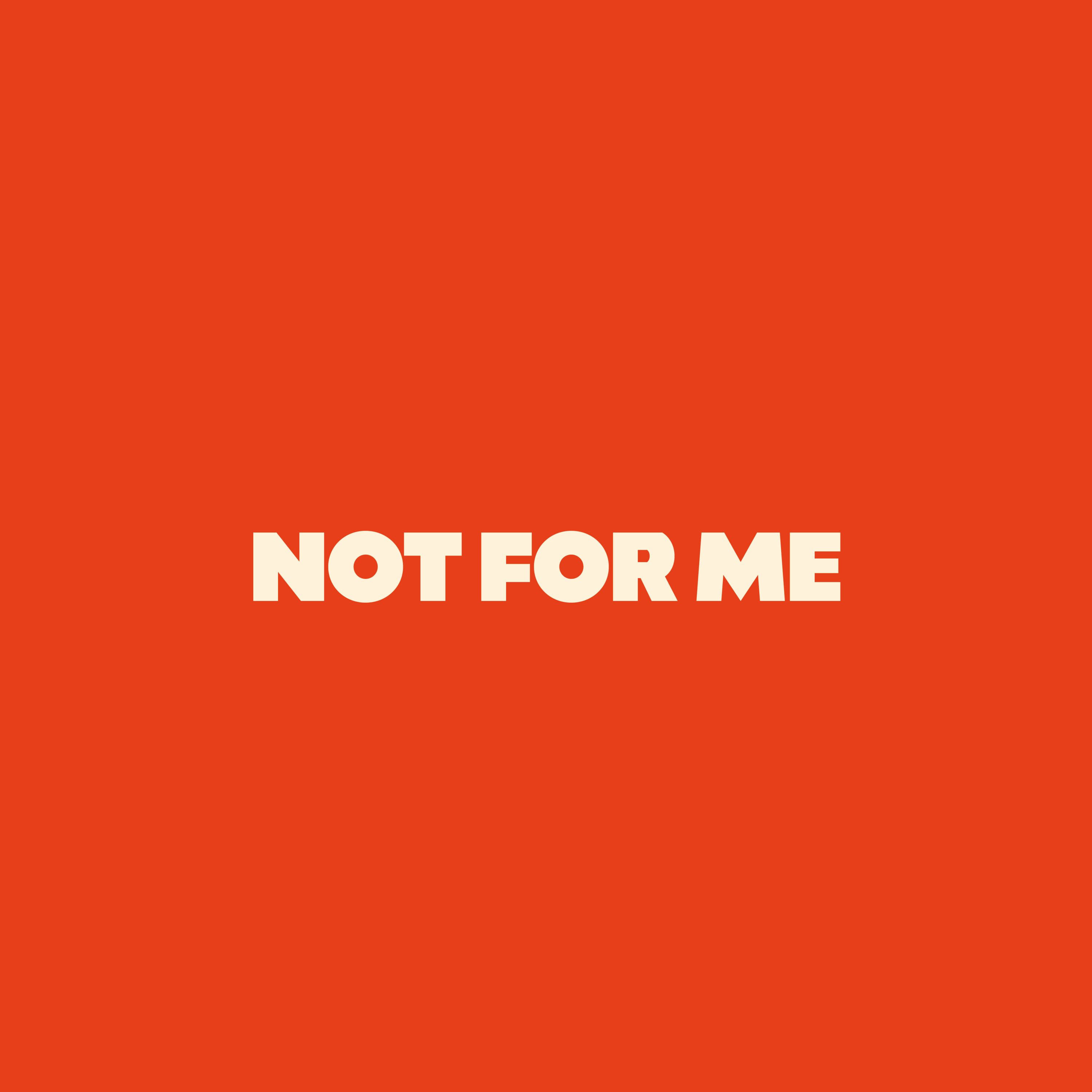 Not For Me episode artwork