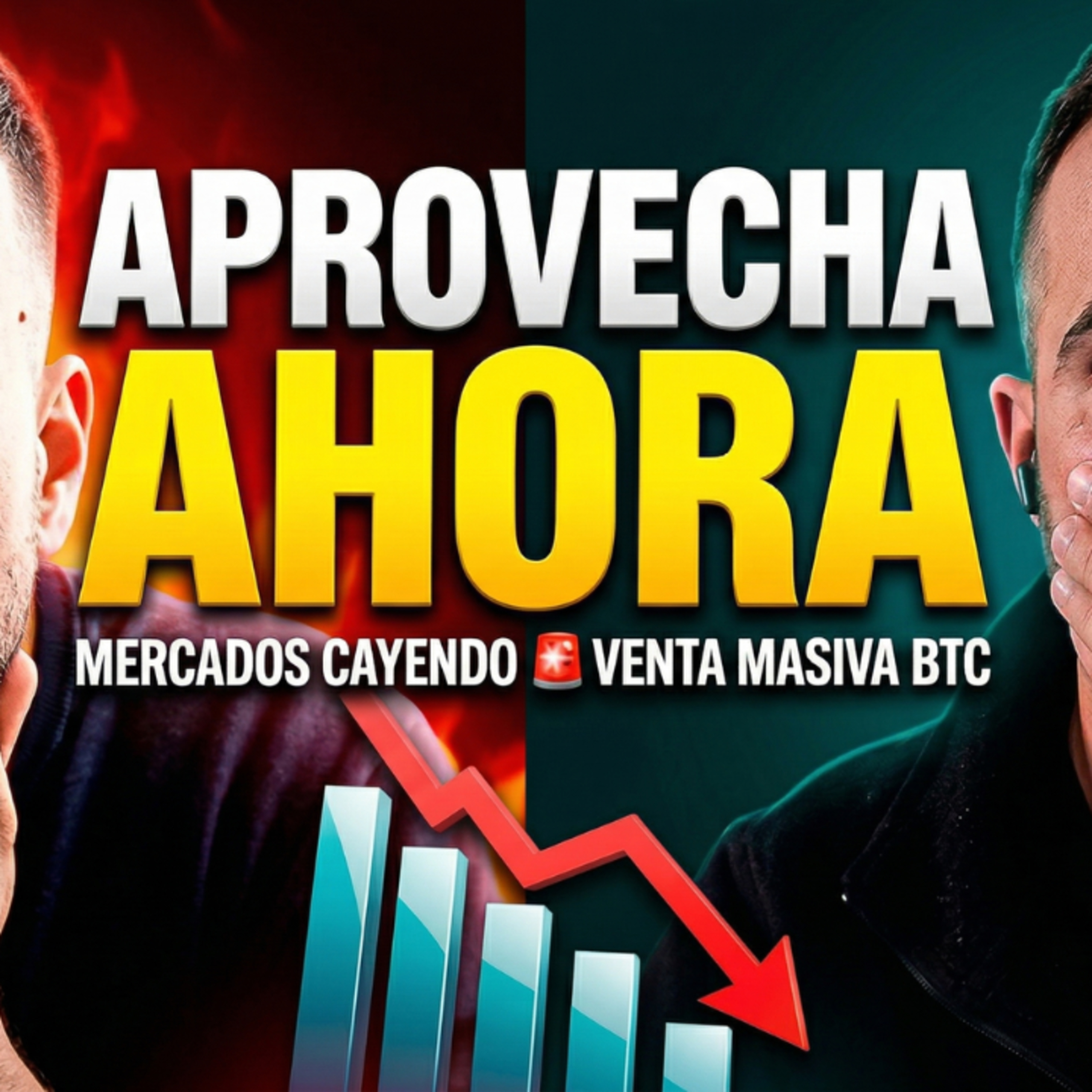 Mercados Cayendo, Venta Masiva de Bitcoin y Nuestra Estrategia 🚨 Ep 268