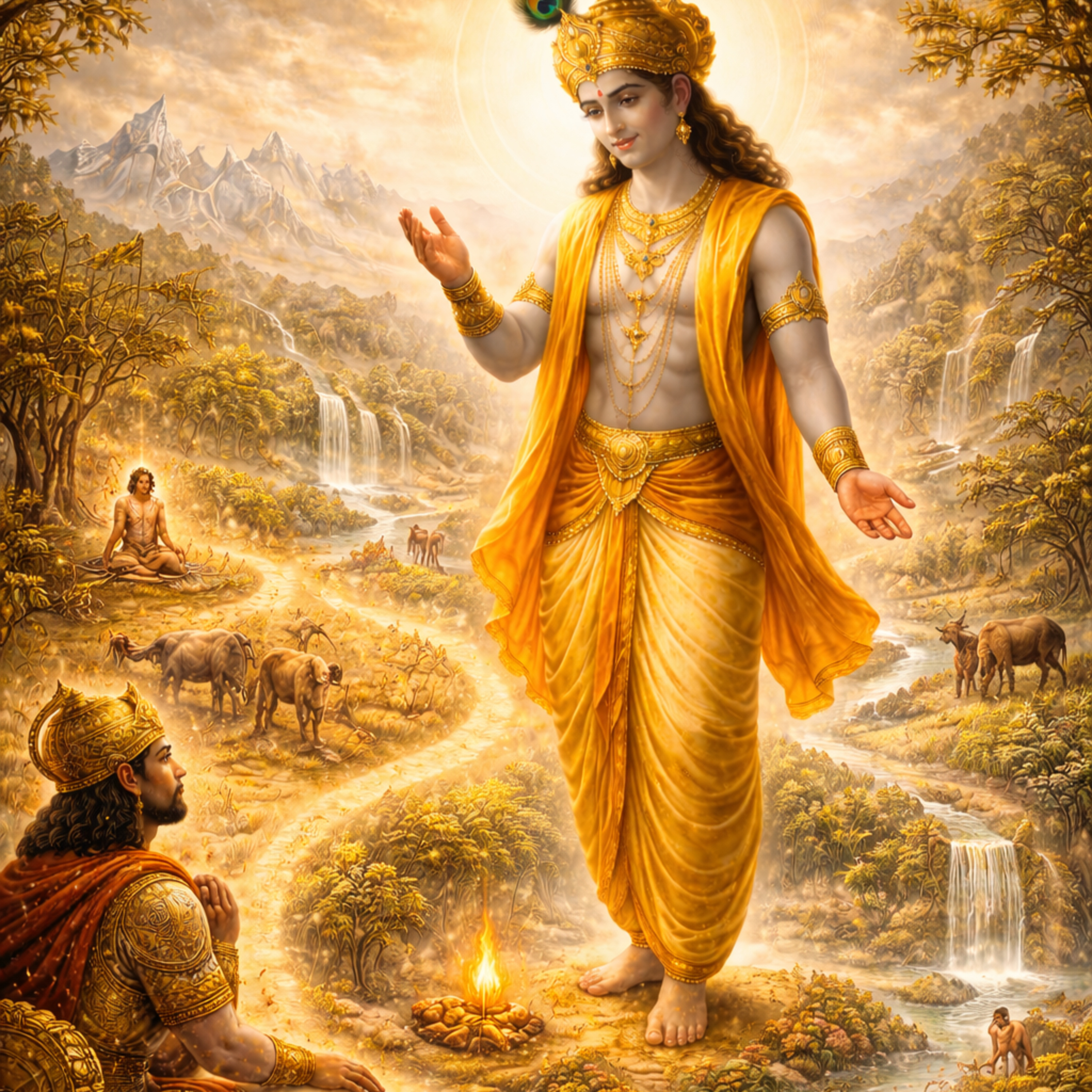 Bhagavad Gita - Adhyay 03 - Verses 14 to 35