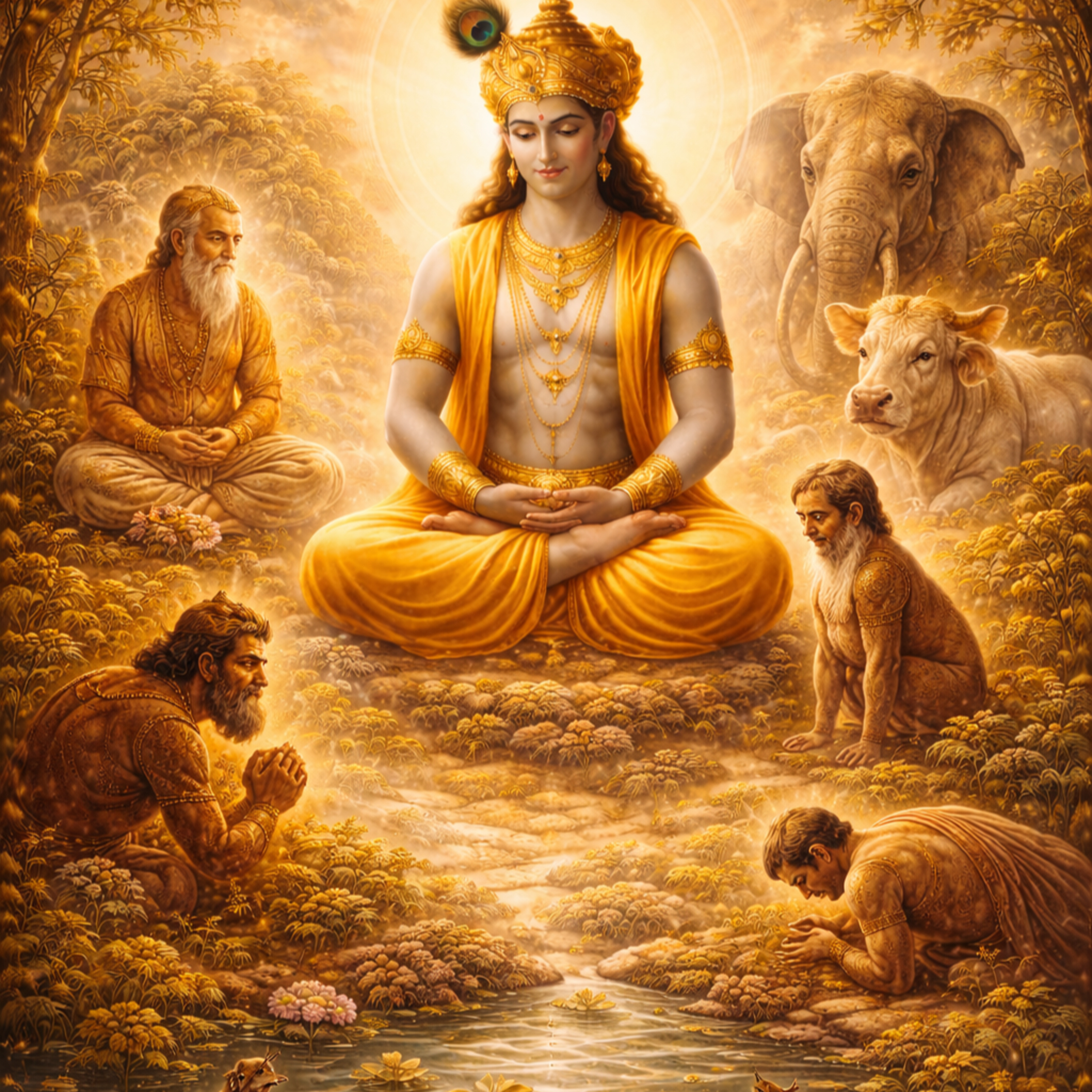 Bhagavad Gita - Adhyay 05 - Verses 11 to 25