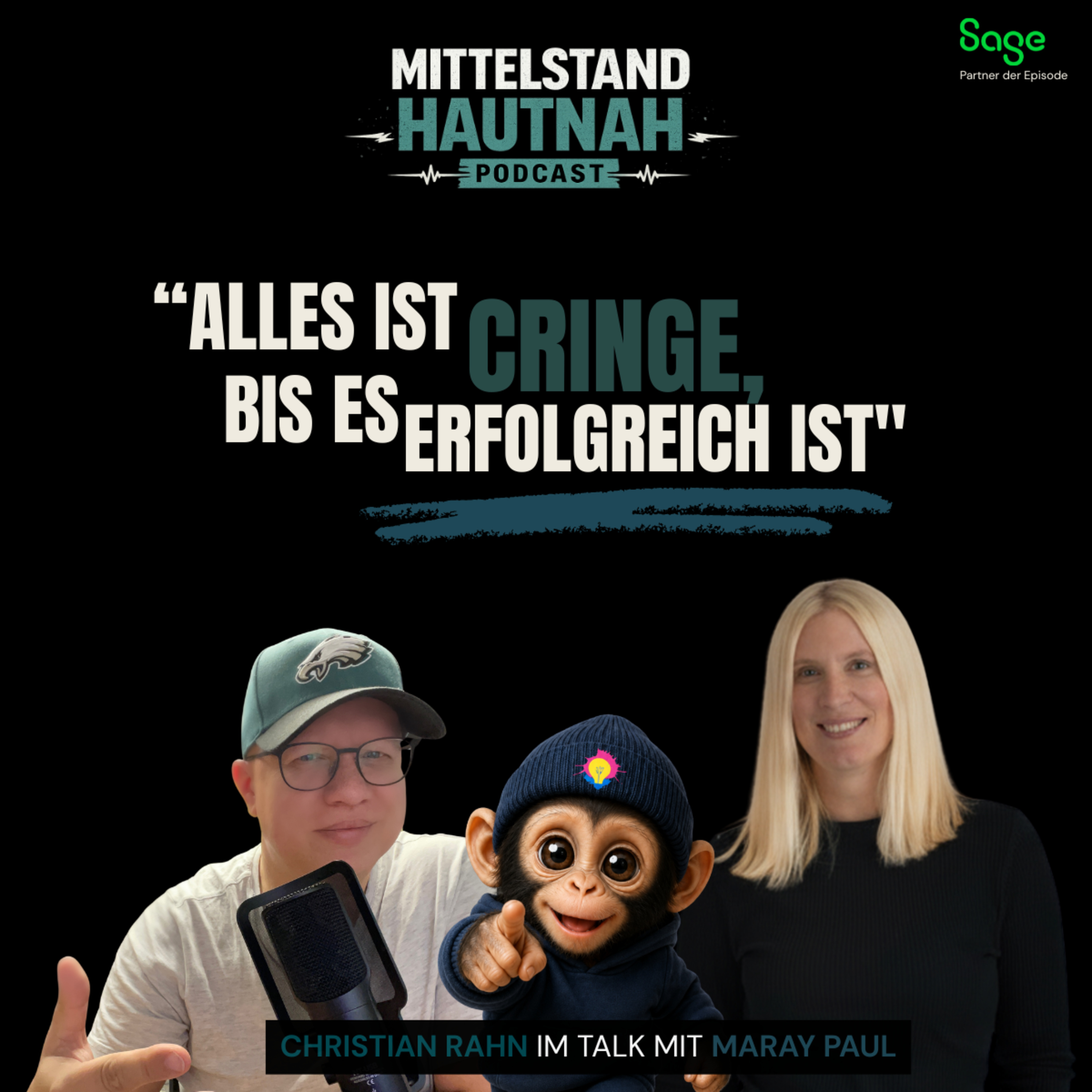 „Alles ist cringe, bis es erfolgreich ist" – Nebenjob LinkedIn: Wie eine Projektmanagerin Vollzeit-Creator abhängt und was du daraus für deine Sichtbarkeit lernen kannst episode artwork
