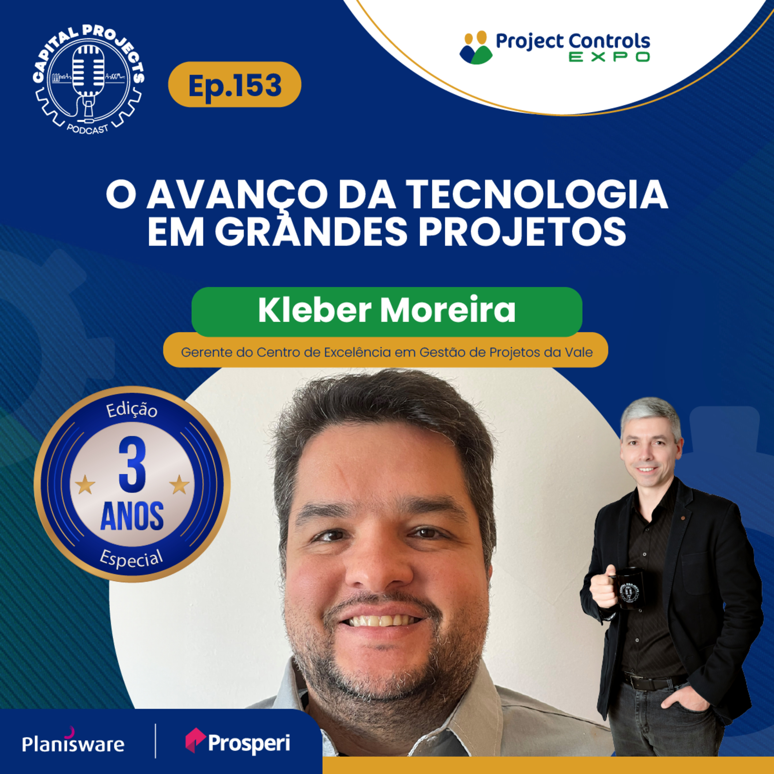Episódio #153 - O avanço da tecnologia em grandes projetos episode artwork
