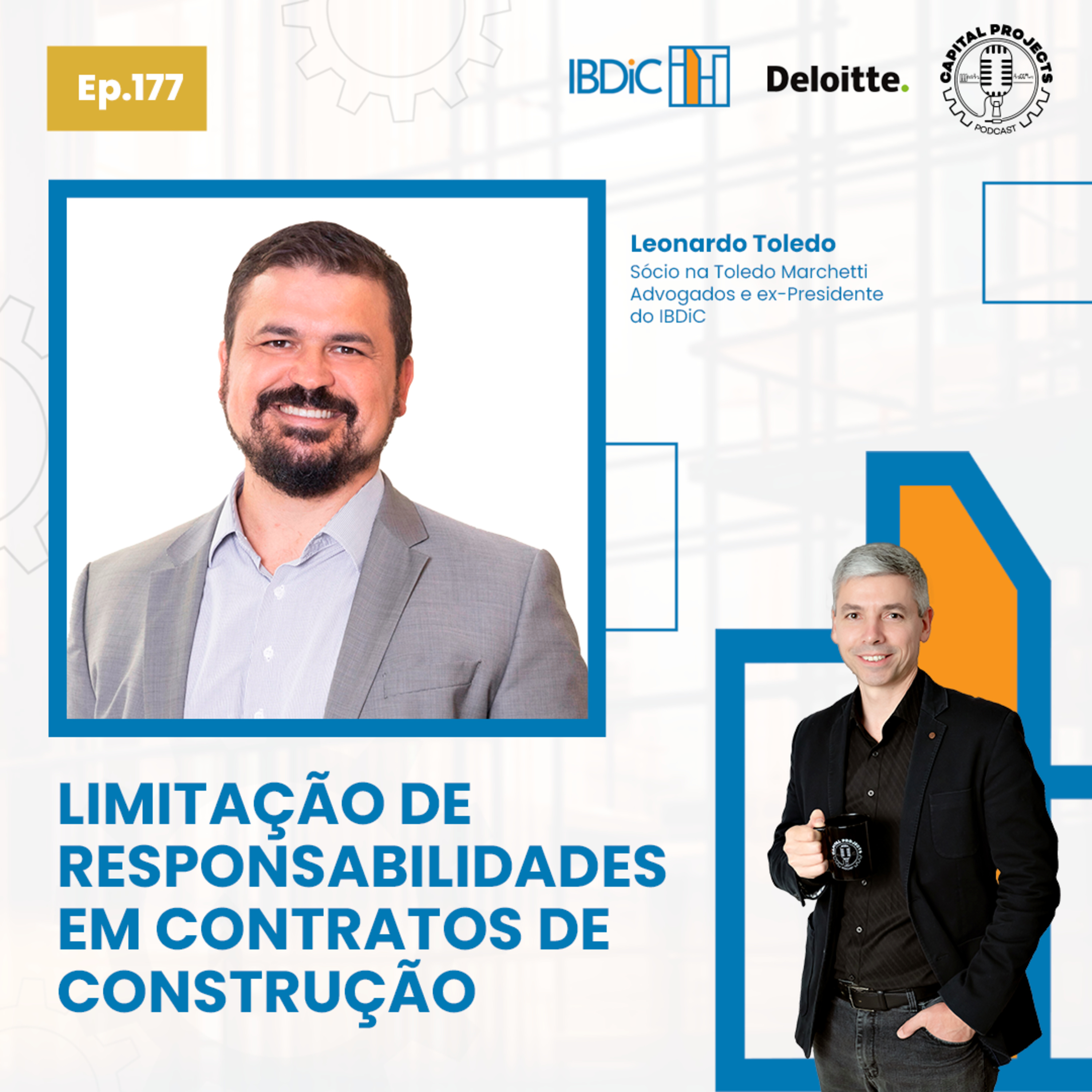 Episódio #177 – Limitação de Responsabilidades em Contratos de Construção episode artwork