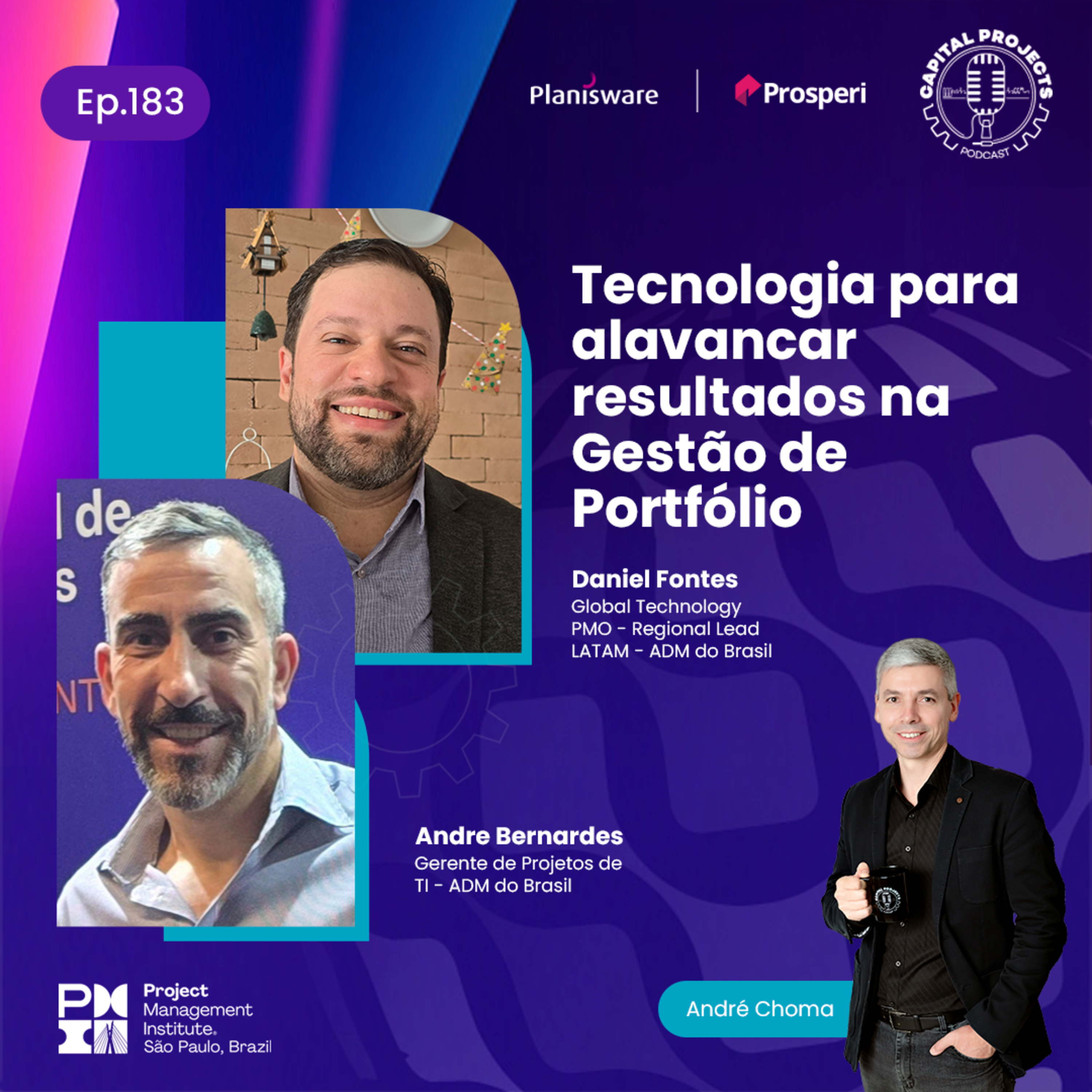 Episódio #183 – Tecnologia para alavancar resultados na Gestão de Portfólio episode artwork