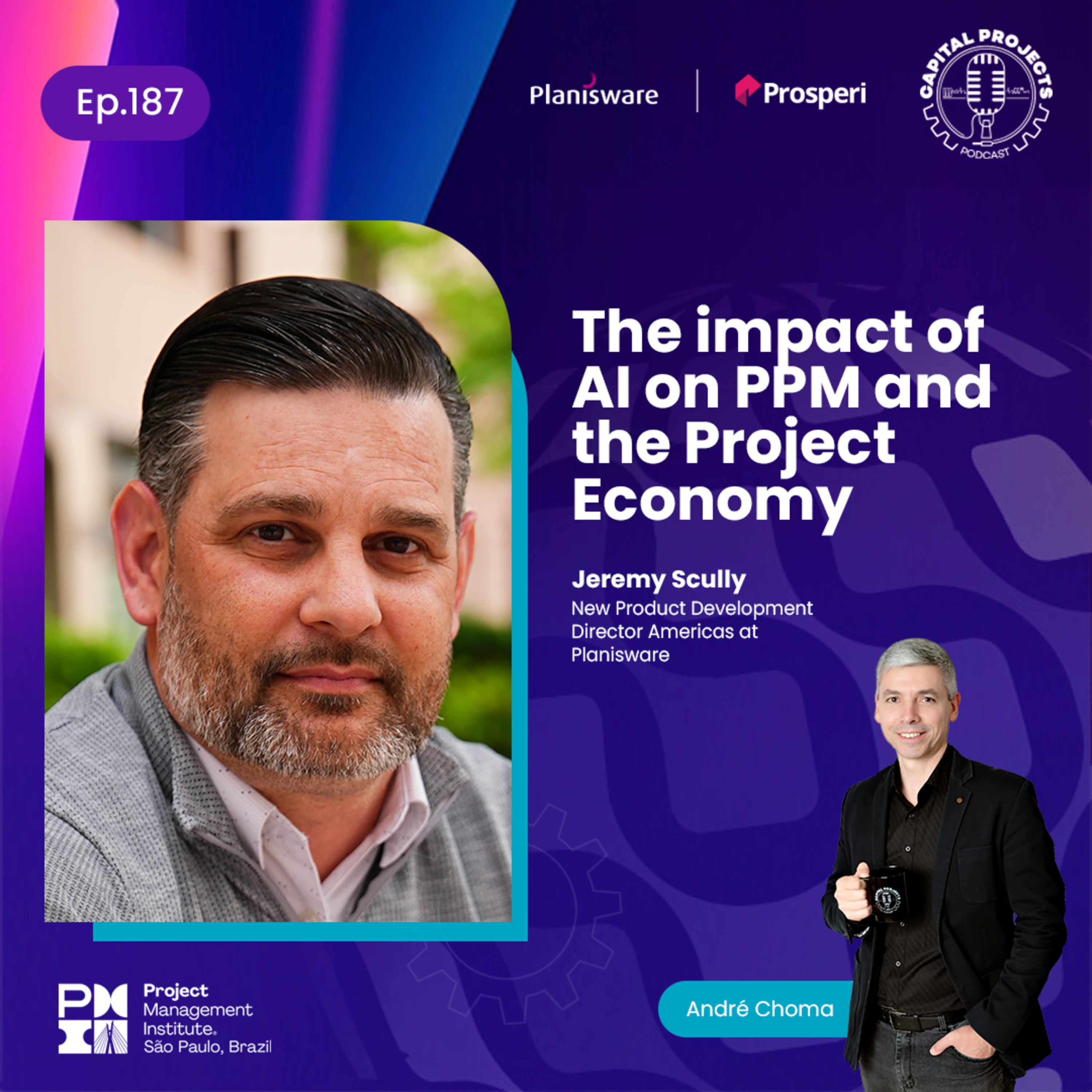 Episódio #187 – The impact of AI on PPM and the Project Economy episode artwork