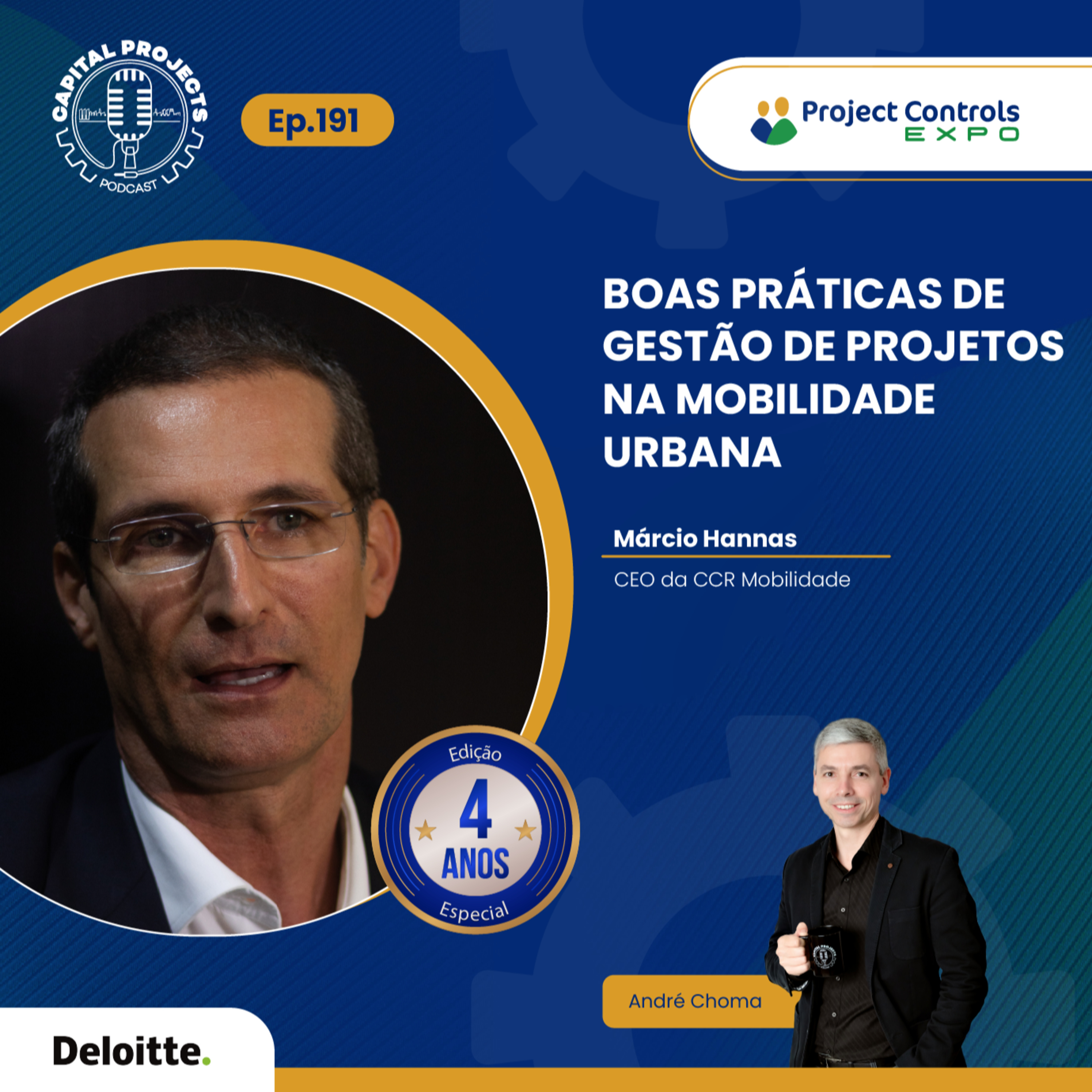 Episódio #191 – Boas Práticas de Gestão de Projetos na Mobilidade Urbana episode artwork