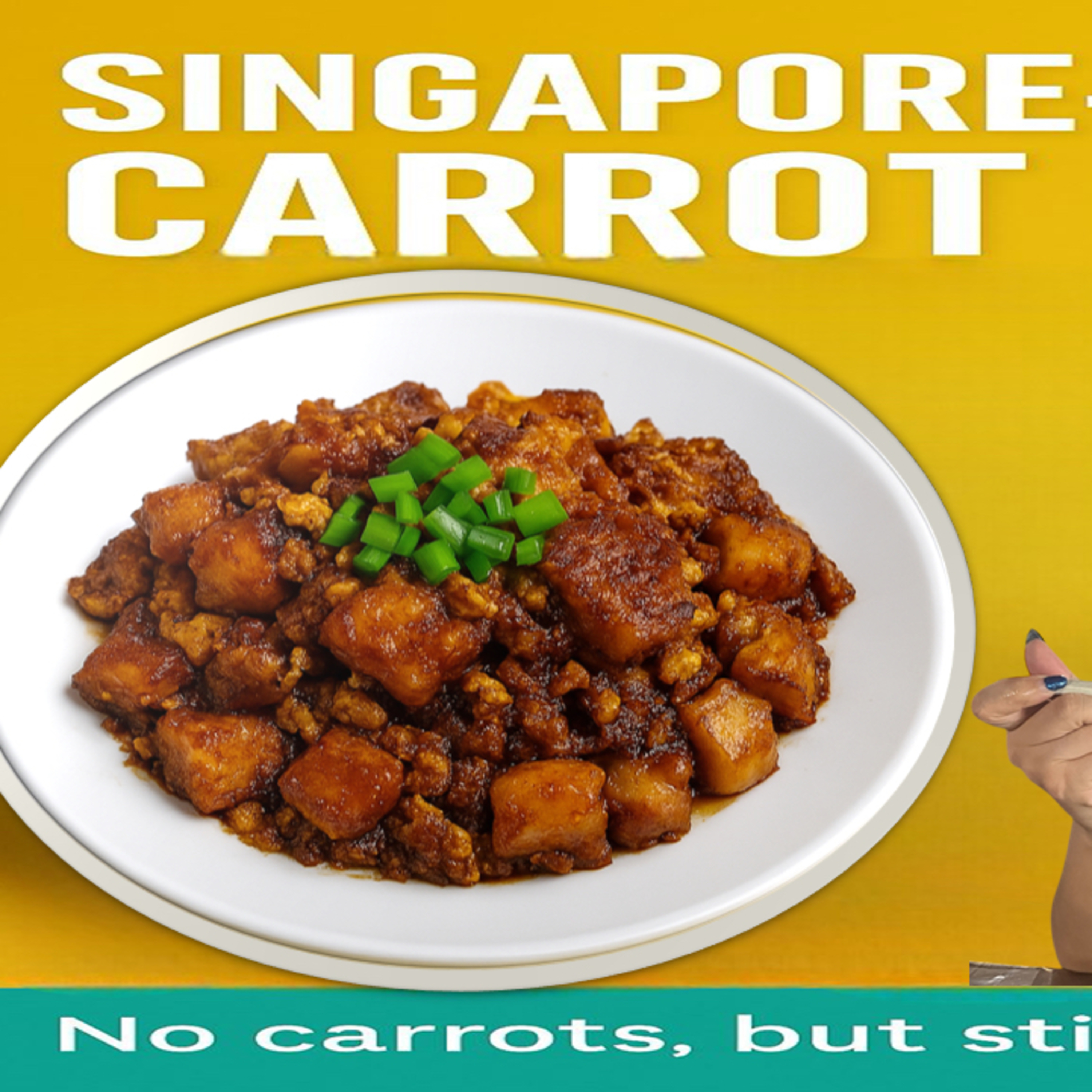 Singapore famous Carrot cake episode artwork