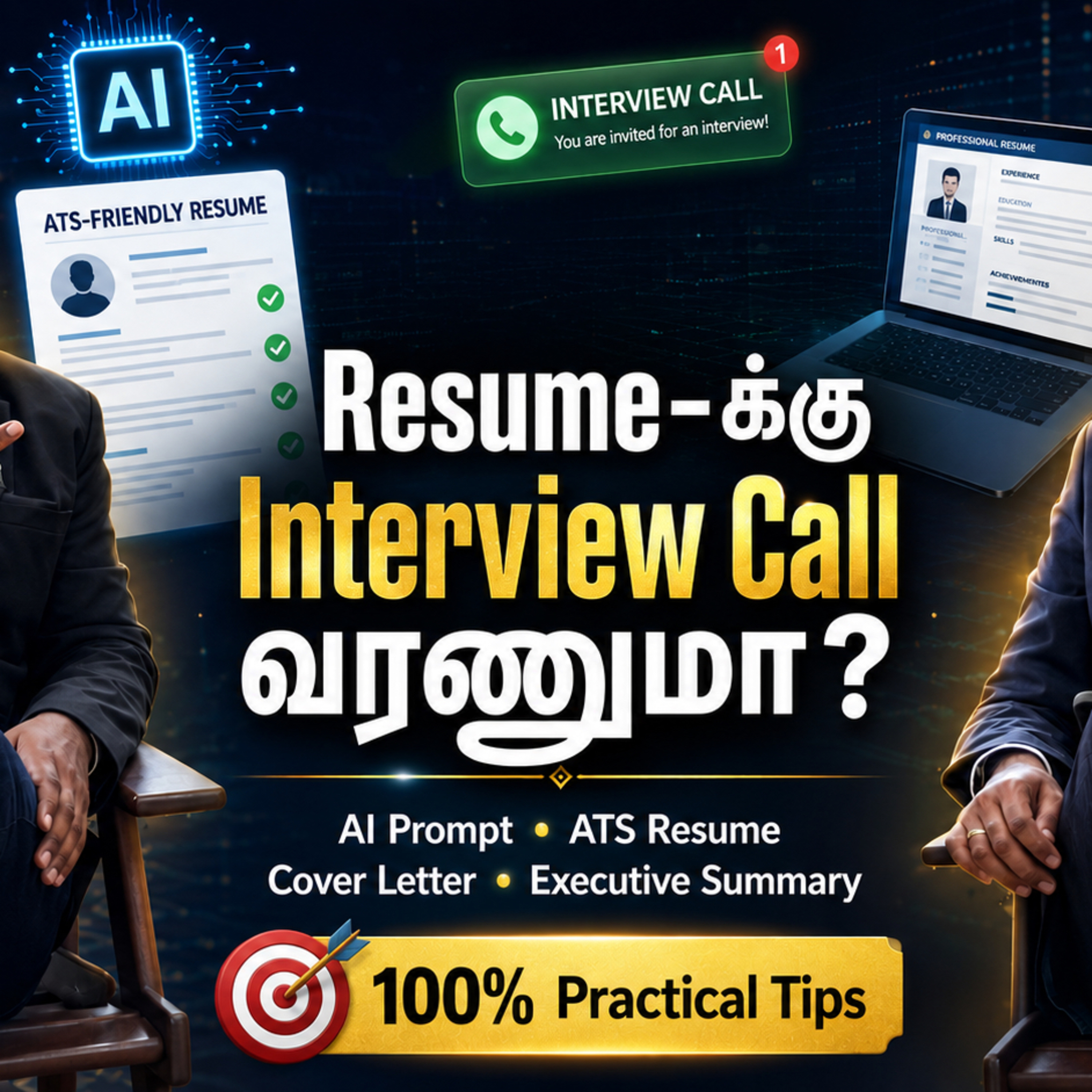 Resume முதல் Interview வரை | AI பயன்படுத்தி Interview Call வாங்கும் Complete Guide