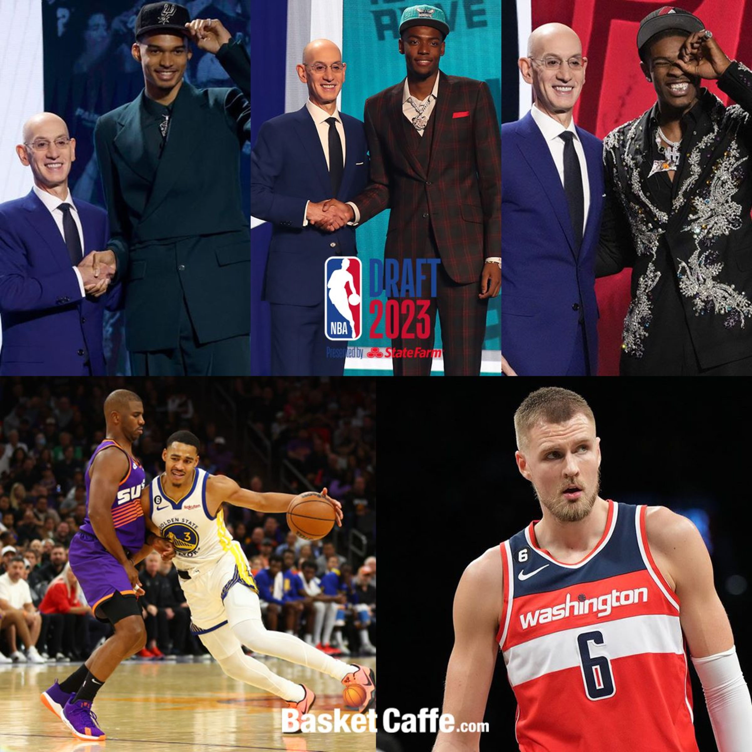 Abbuffata NBA: il Draft di Wembanyama, Paul ai Warriors, le trade di Beal, Porzingis e Smart episode artwork