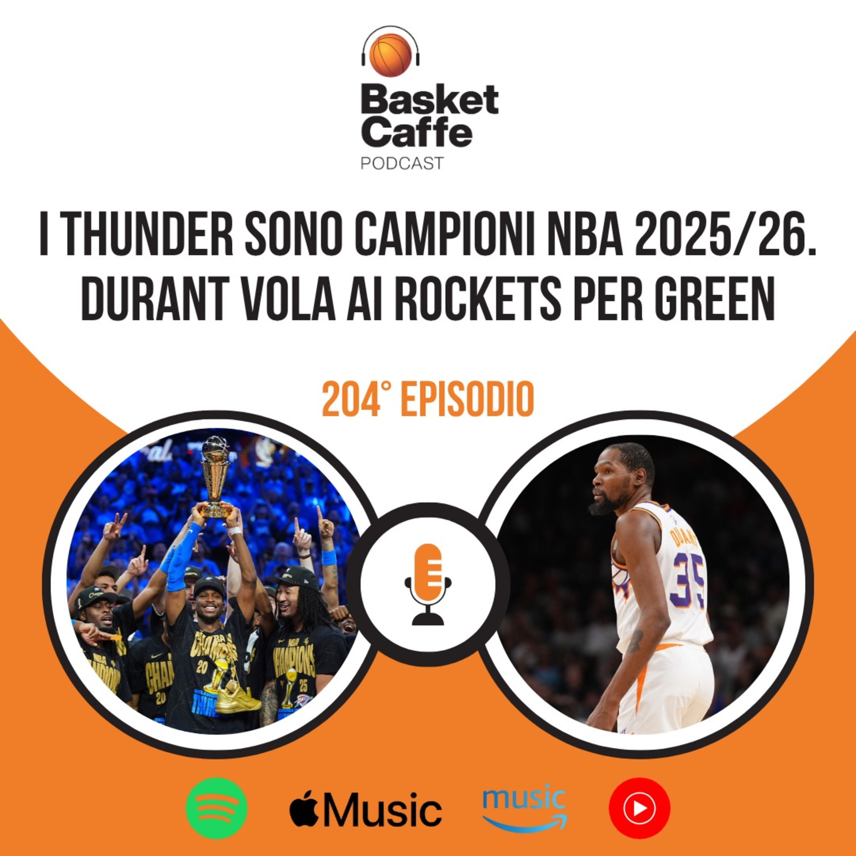 Le Finals 2025: OKC campione, Indiana ko. Plus: Durant e Bane scambiati