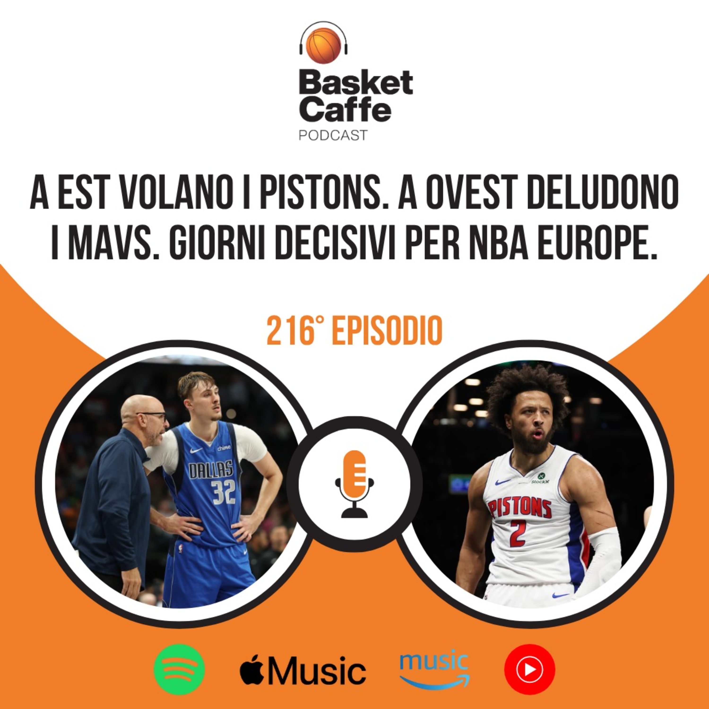 NBA Europe procede a passo spedito. Plus: Pistons bollenti, male Dallas