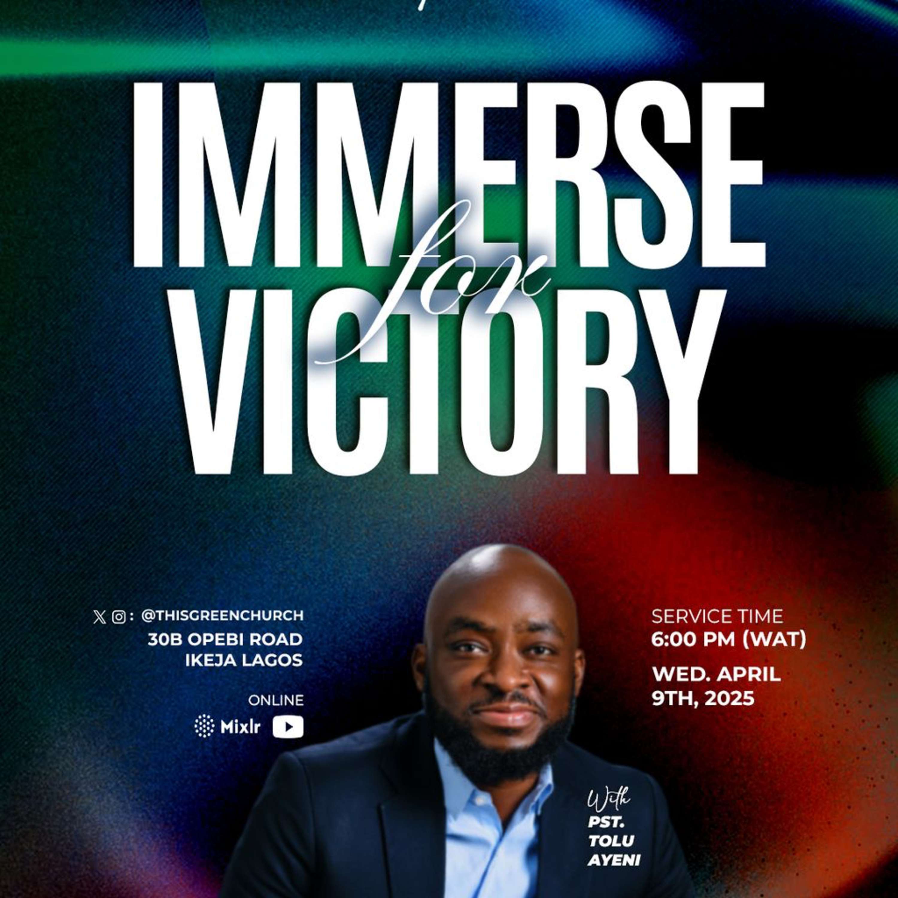 Immerse for Victory | Mid-week Service | Pastor Tolu Ayeni