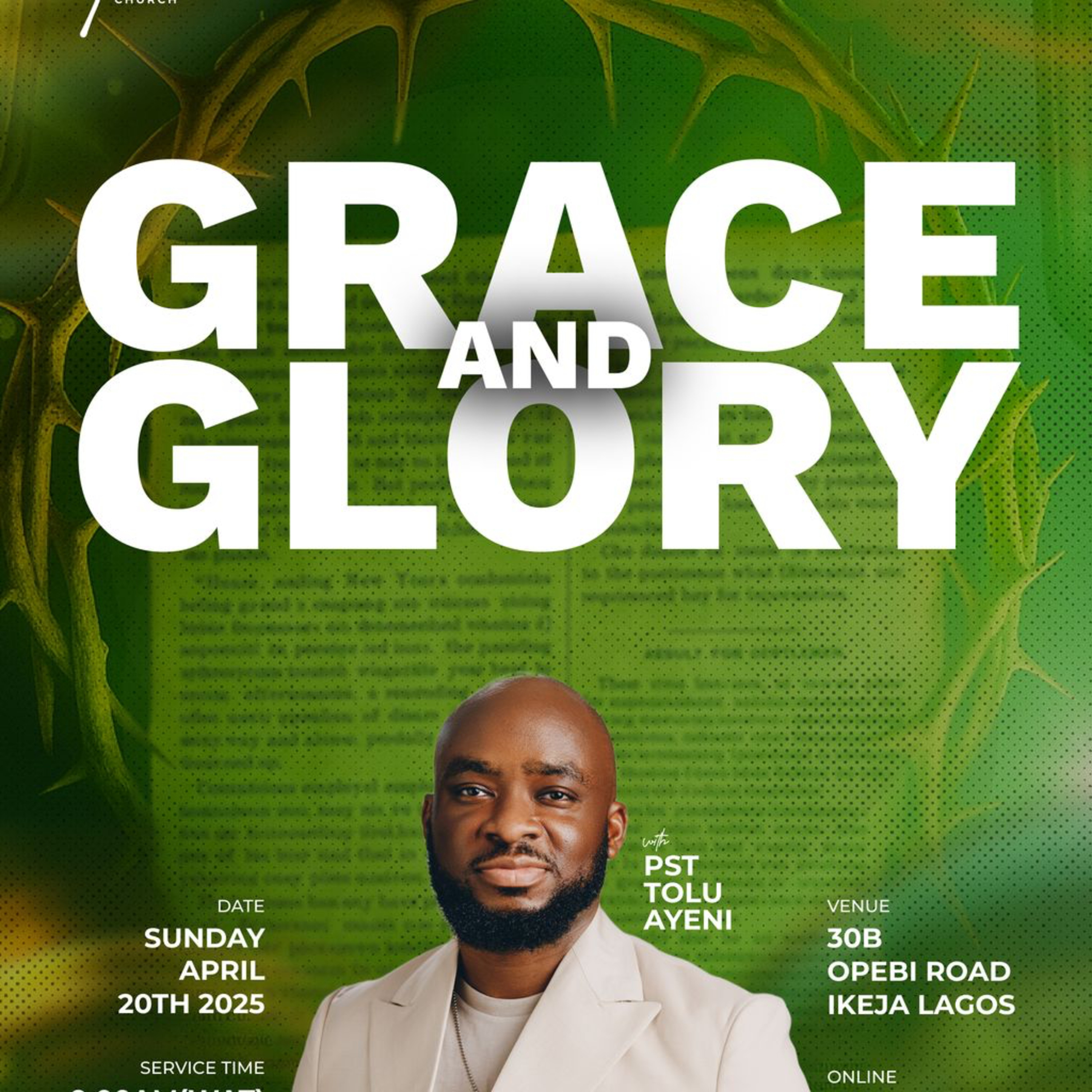 Grace and Glory III | Pastor Tolu Ayeni