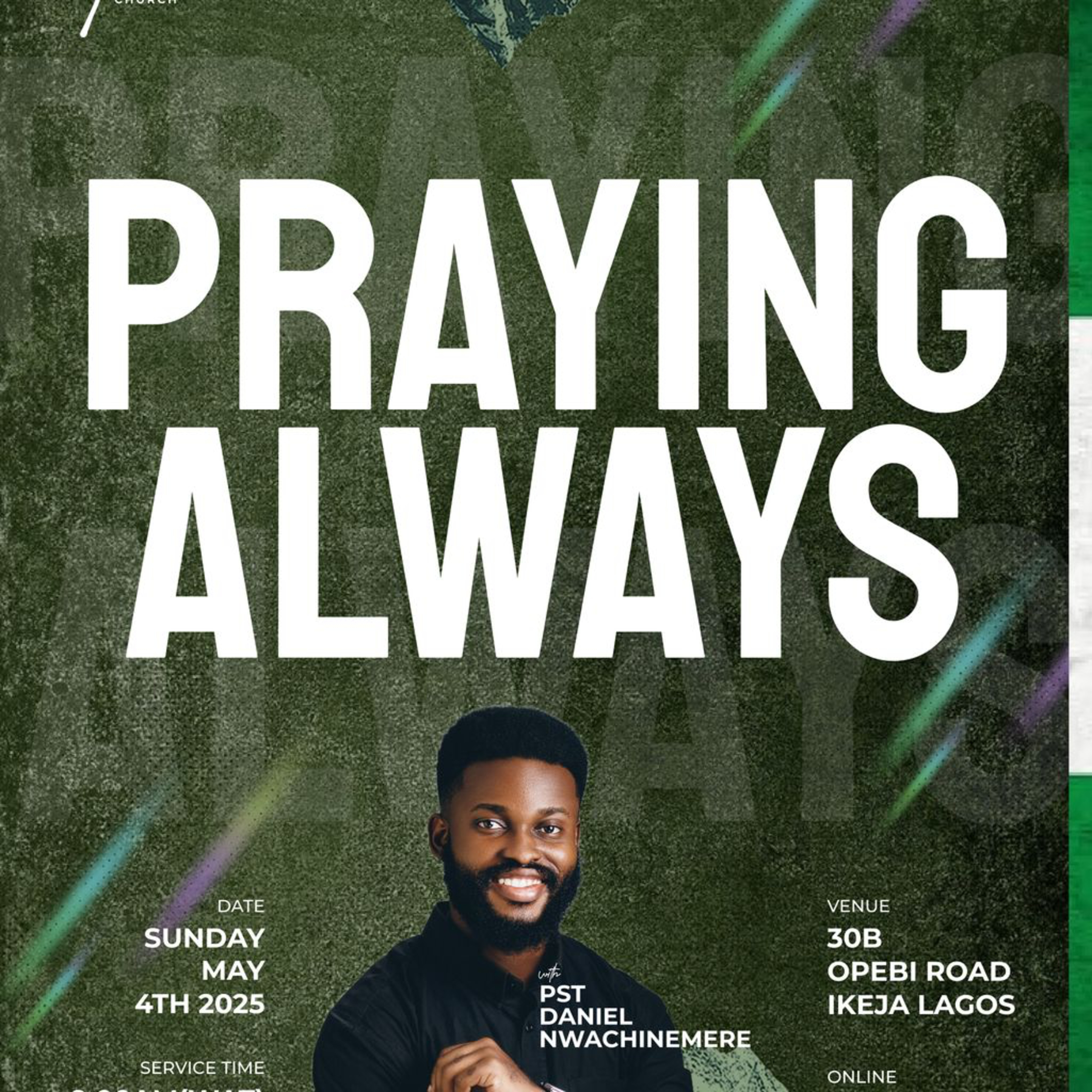 Praying Always | Pastor Daniel Nwachinemere