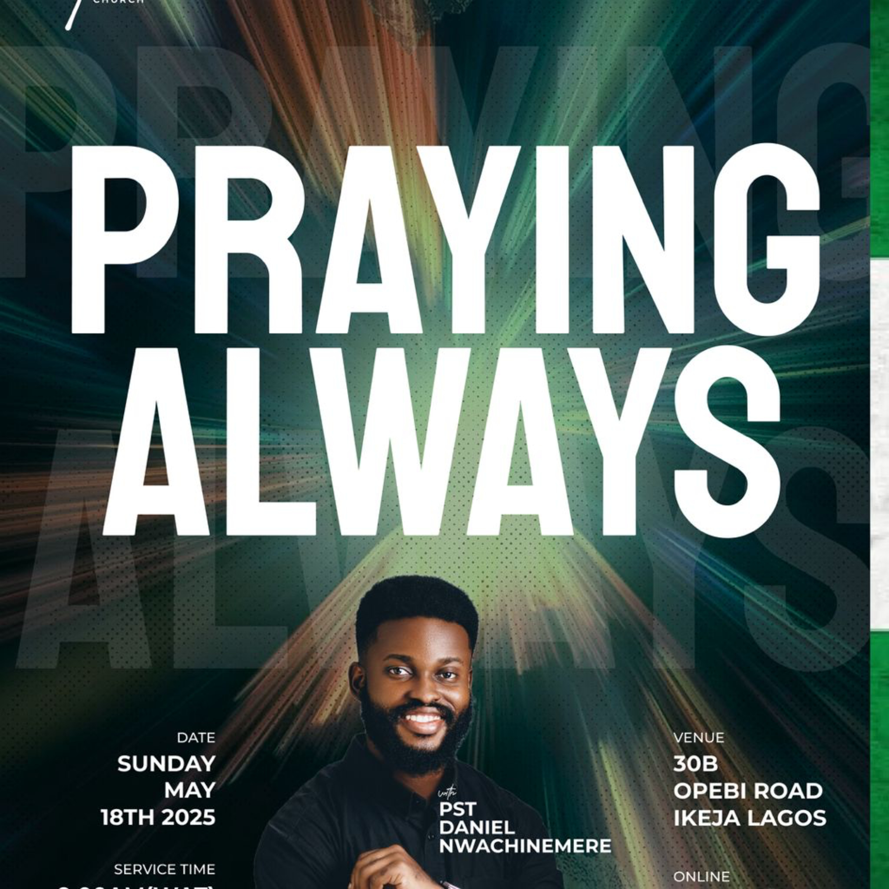 Praying Always VI | Sunday Service | Pastor Daniel Nwachinemere