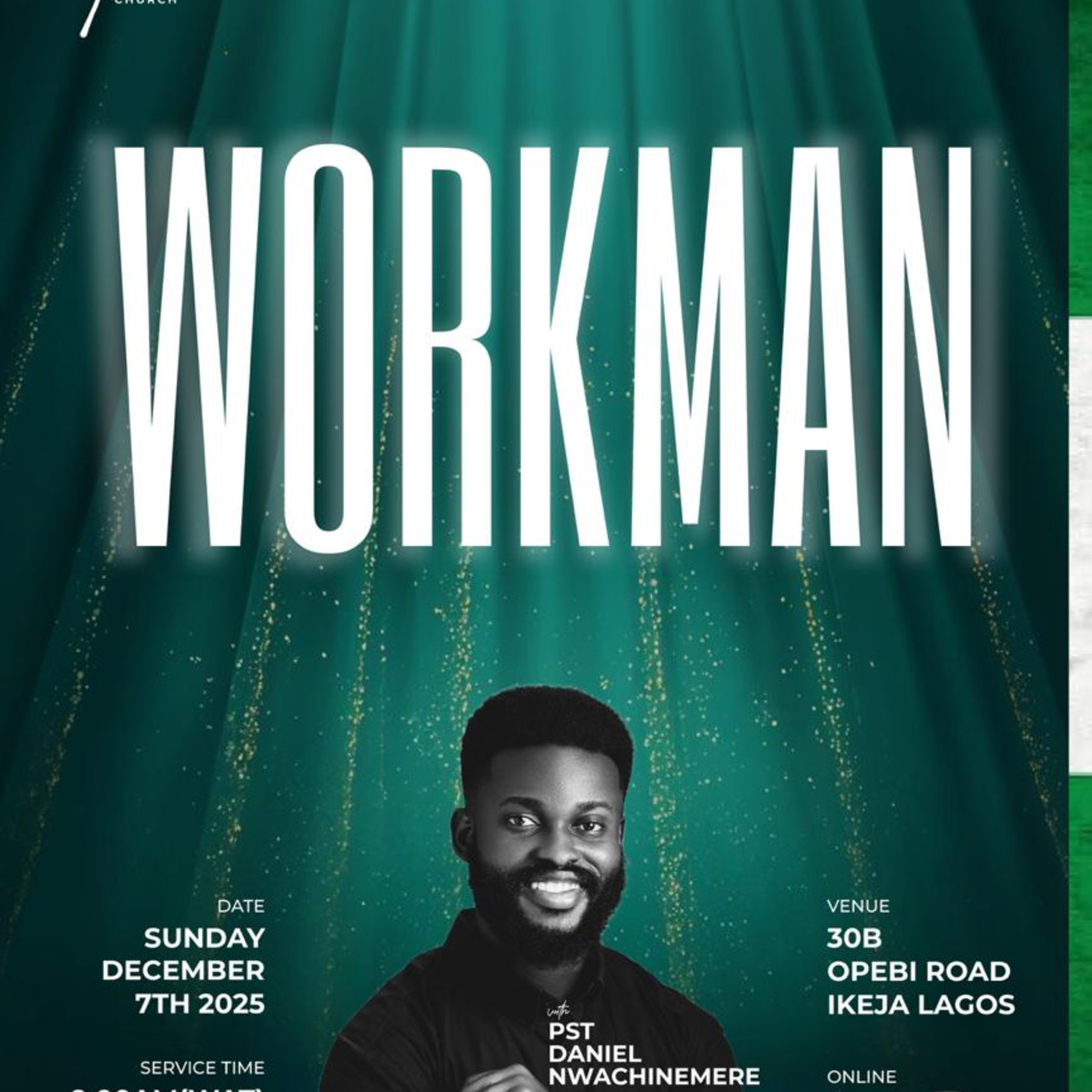 Workman | Sunday Service | Pastor Daniel Nwachinemere