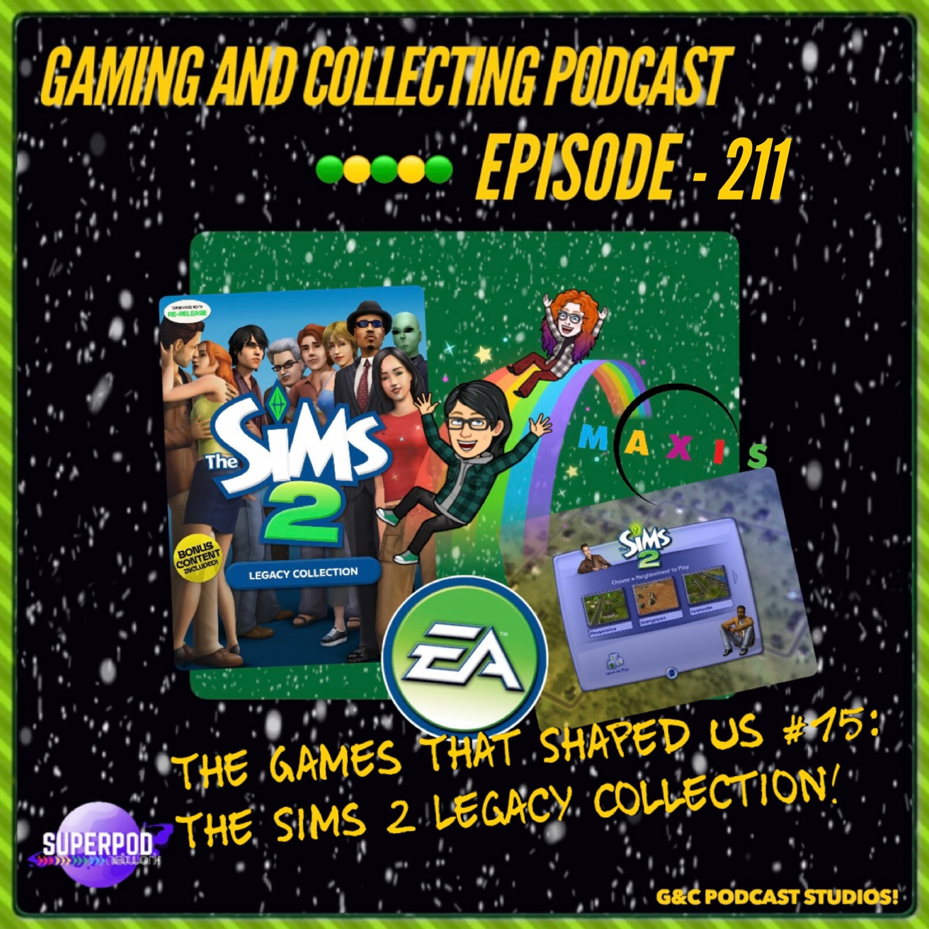 G&C Podcast - Episode 211: The Games That Shaped Us #16: The Sims 2 Legacy Collection! episode artwork