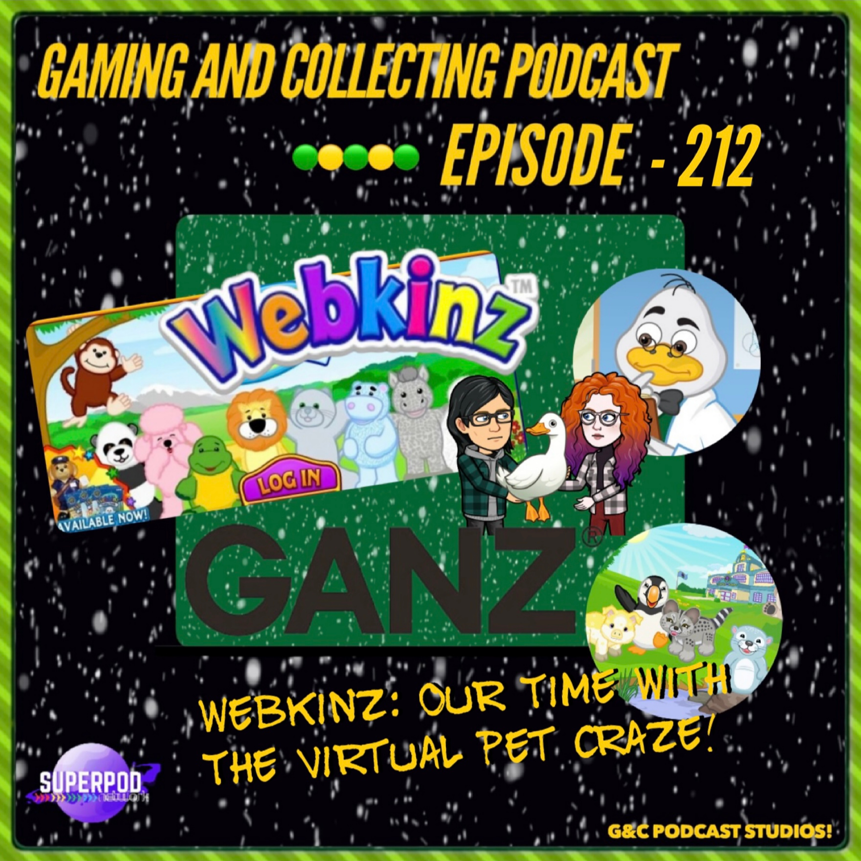 G&C Podcast - Episode 212: Webkinz: Our Time With The Virtual Pet Craze! episode artwork