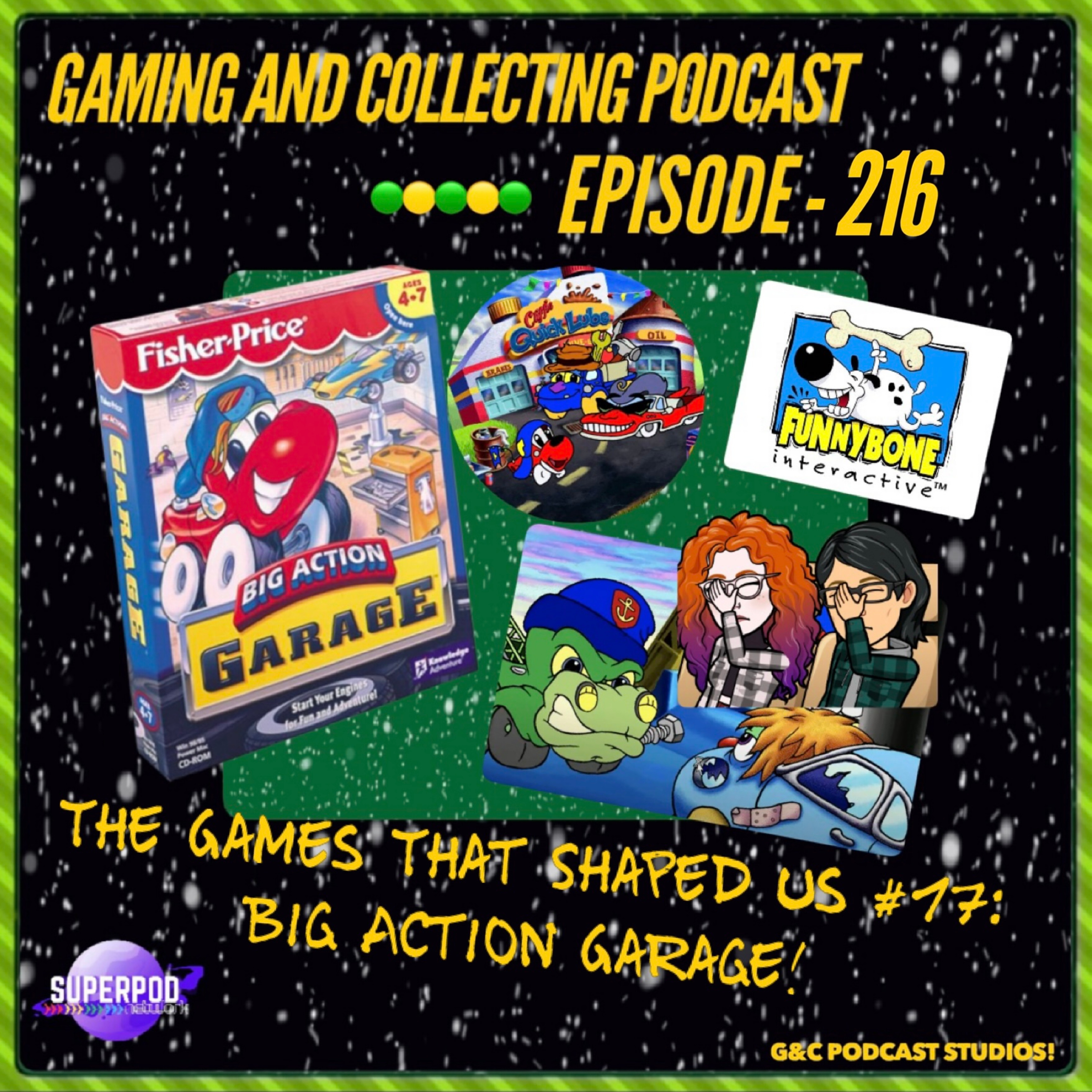 G&C Podcast - Episode 216: The Games That Shaped Us #17: Big Action Garage! episode artwork