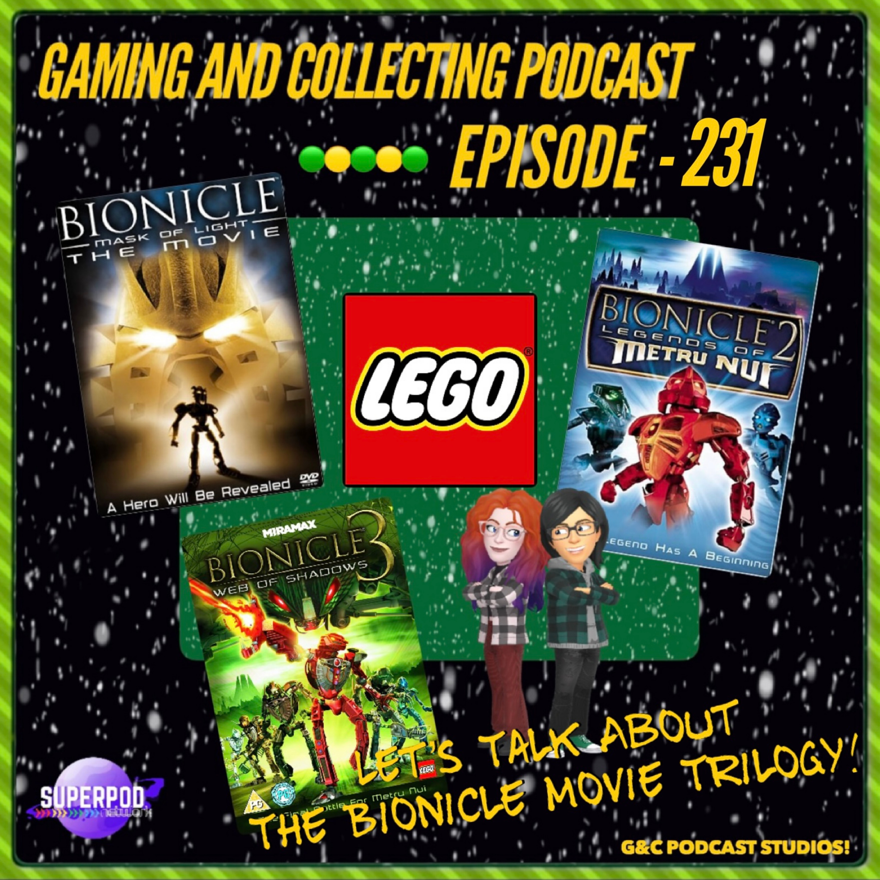 G&C Podcast - Episode 231: Let's Talk About The Bionicle Movie Trilogy! episode artwork