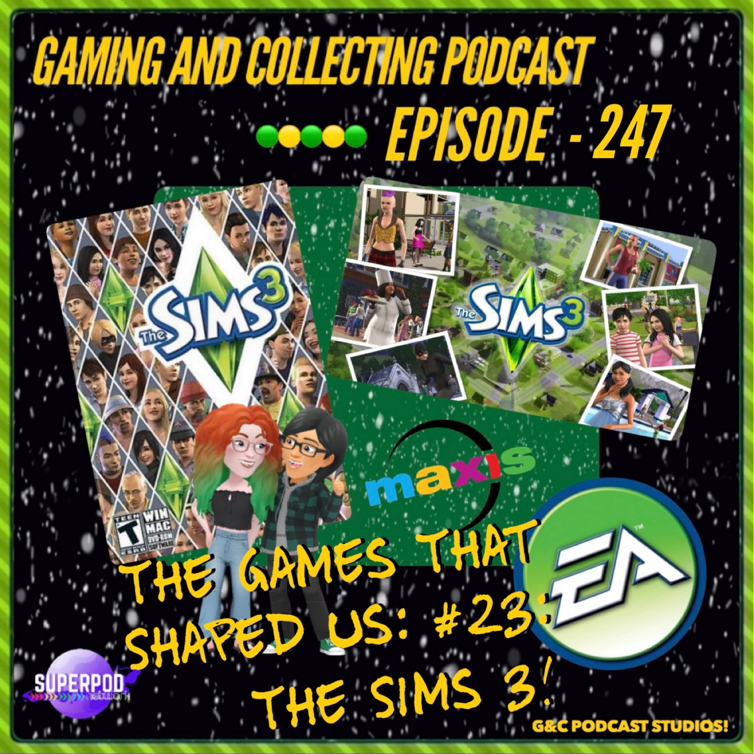 G&C Podcast - Episode 247: The Games That Shaped Us #23: The Sims 3! episode artwork