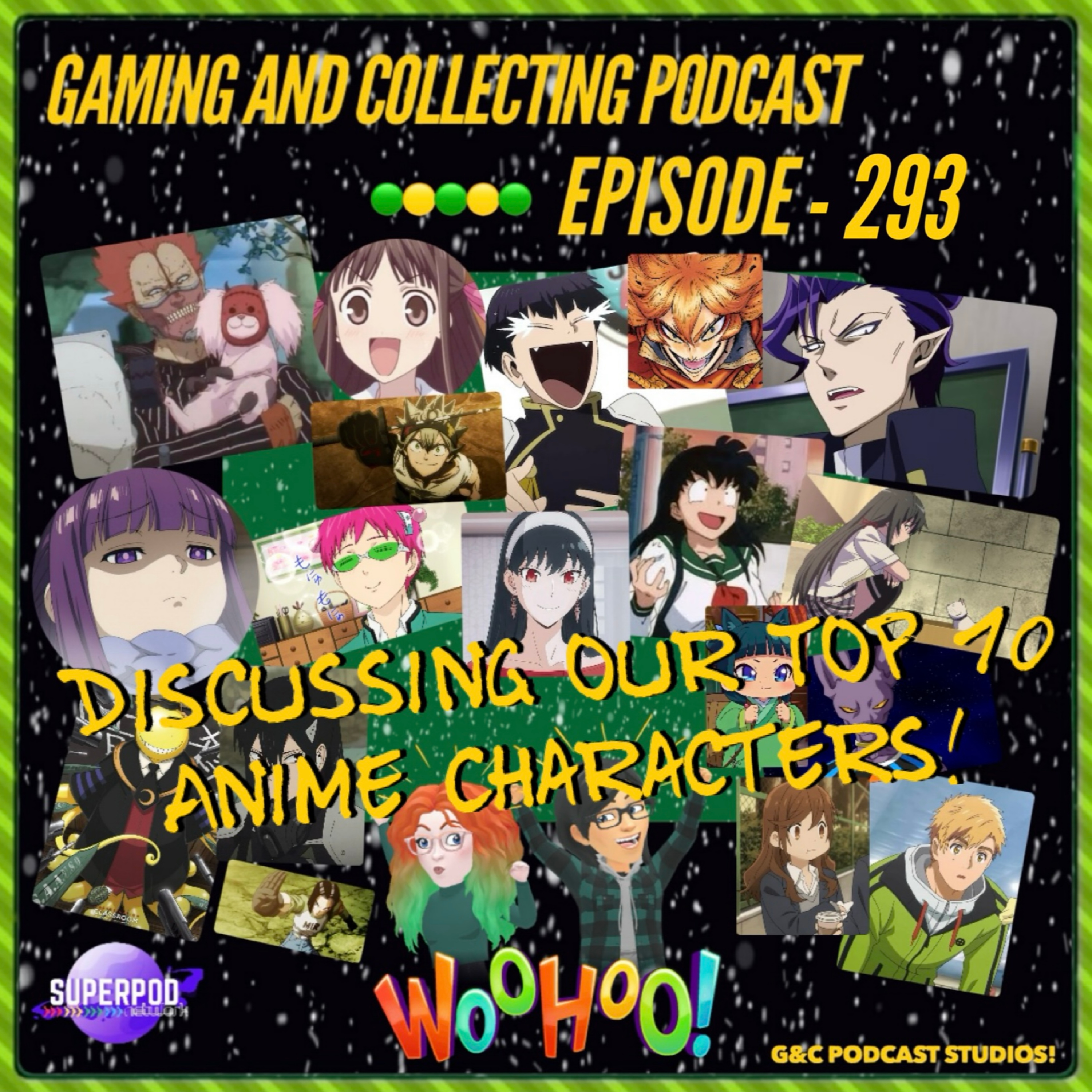G&C Podcast - Episode 293: Discussing Our Top 10 Favorite Anime Characters! episode artwork