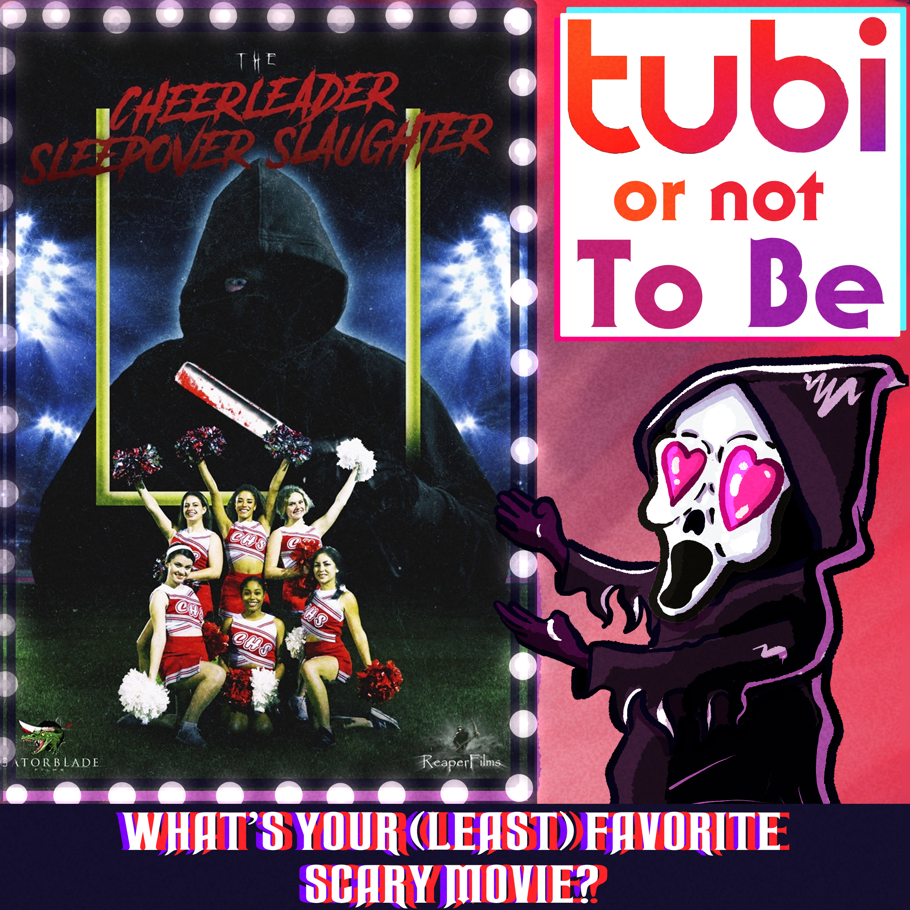 #206: The Cheerleader Sleepover Slaughter (2022) - Tubi or Not to be episode artwork