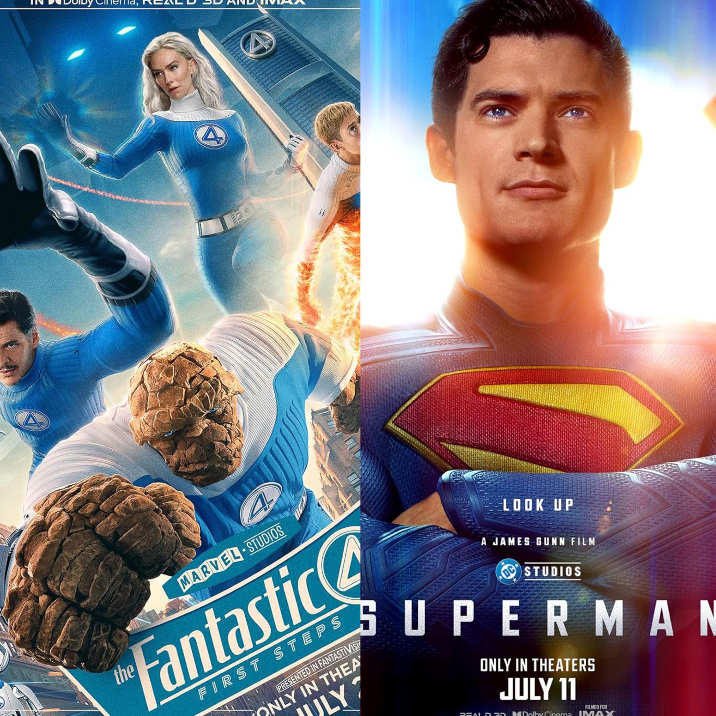 The Fantastic Four: First Steps and Superman episode artwork
